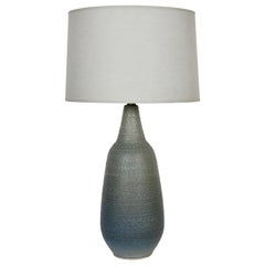 Lee Rosen Design-Technics Gradated Slate Blue to Army Green Stippled Table Lamp