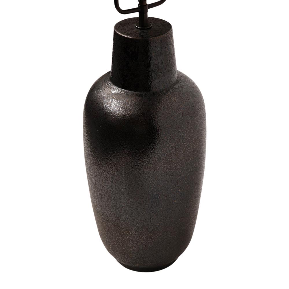 Lee Rosen Design Technics Lampe, Keramik, glasierte Bronze, Rotguss im Angebot 8