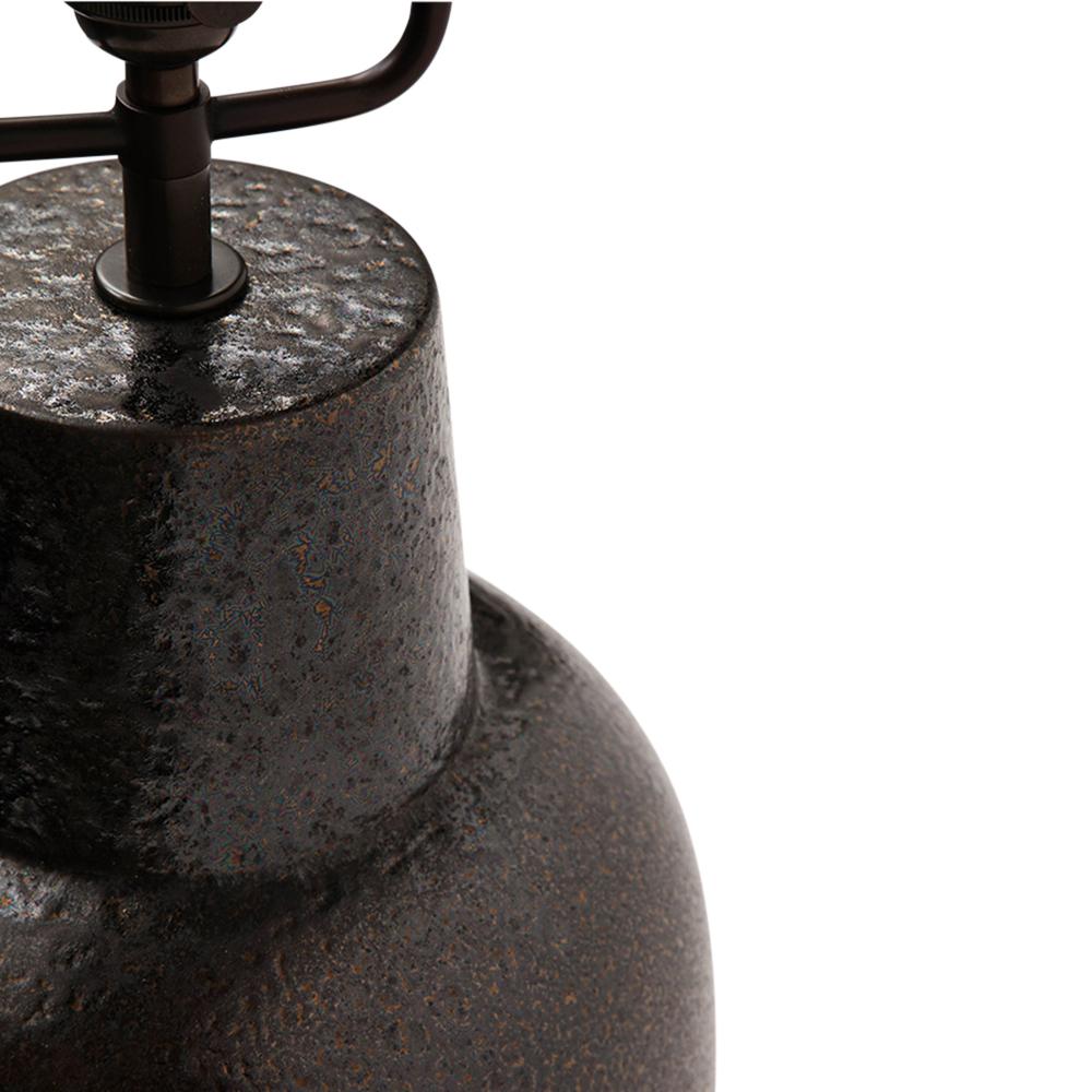 Lee Rosen Design Technics Lamp, Ceramic, Glazed Bronze Gunmetal  For Sale 10