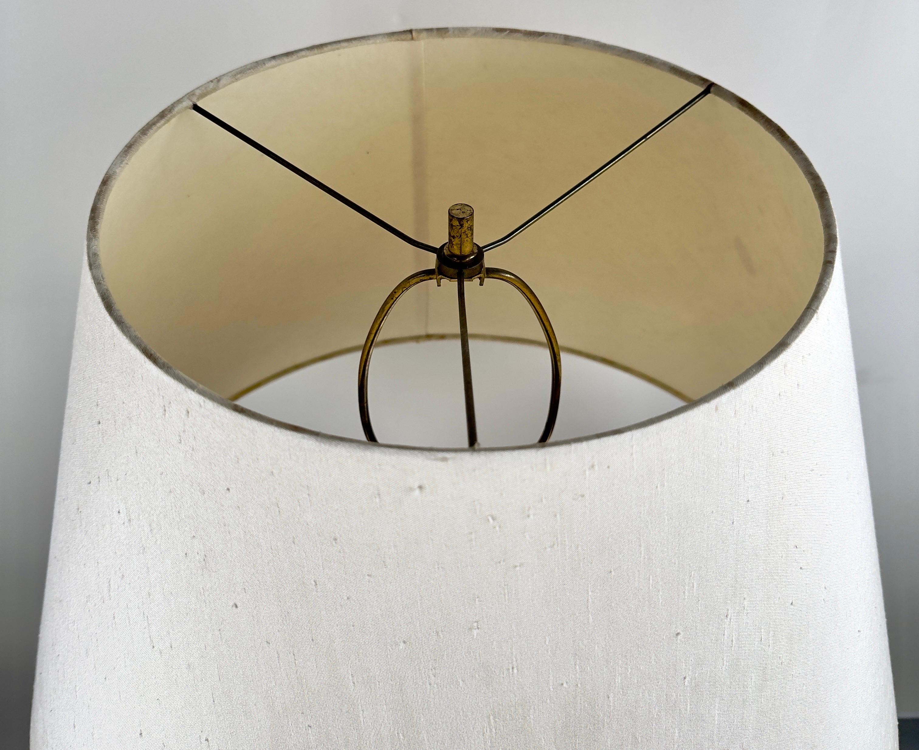 Lee Rosen Design Technics Mid Century Modern Ceramic Table Lamp, Signed  For Sale 3
