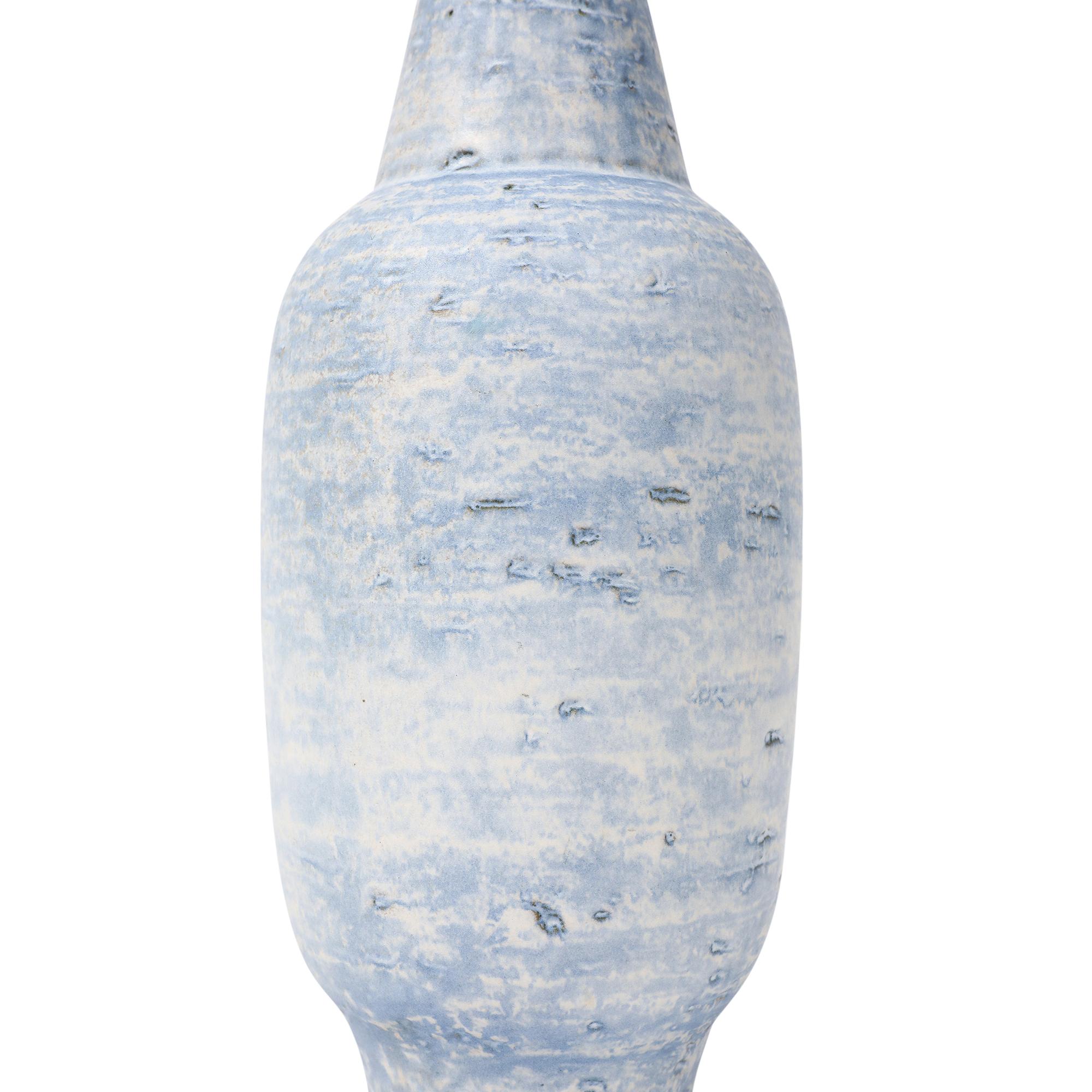 Lee Rosen Design Technics Table Lamp, Ceramic, Blue For Sale 10