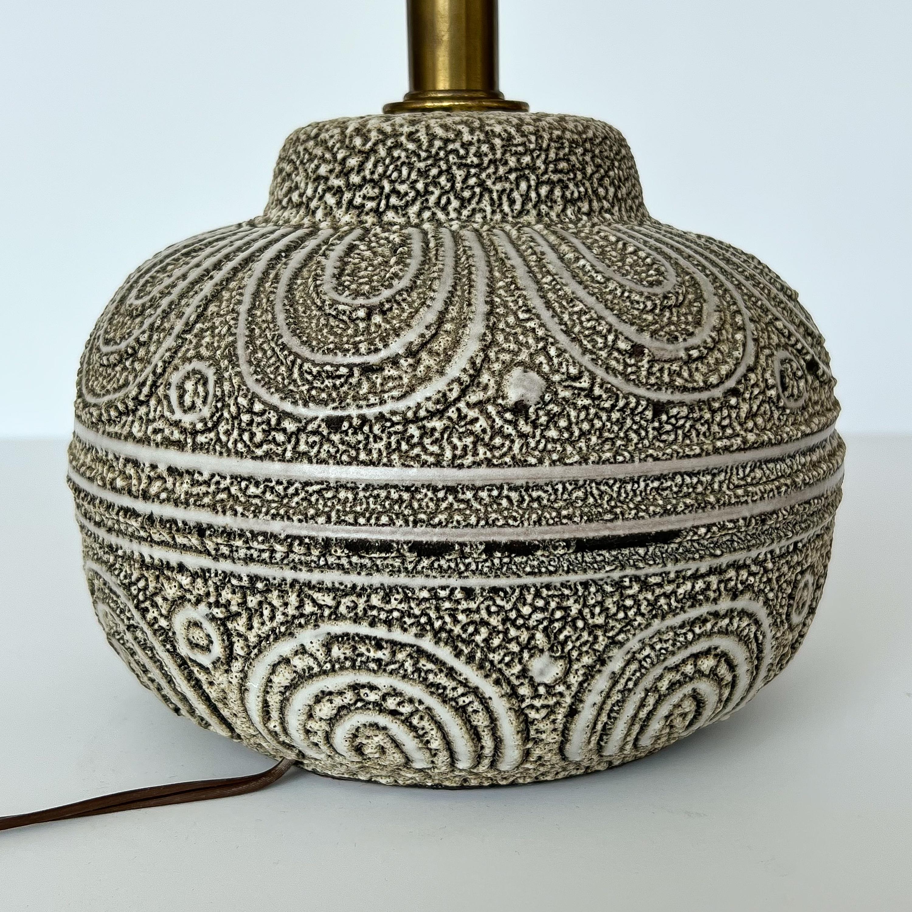 Lee Rosen Design Technics Textured Ceramic Table Lamp 2