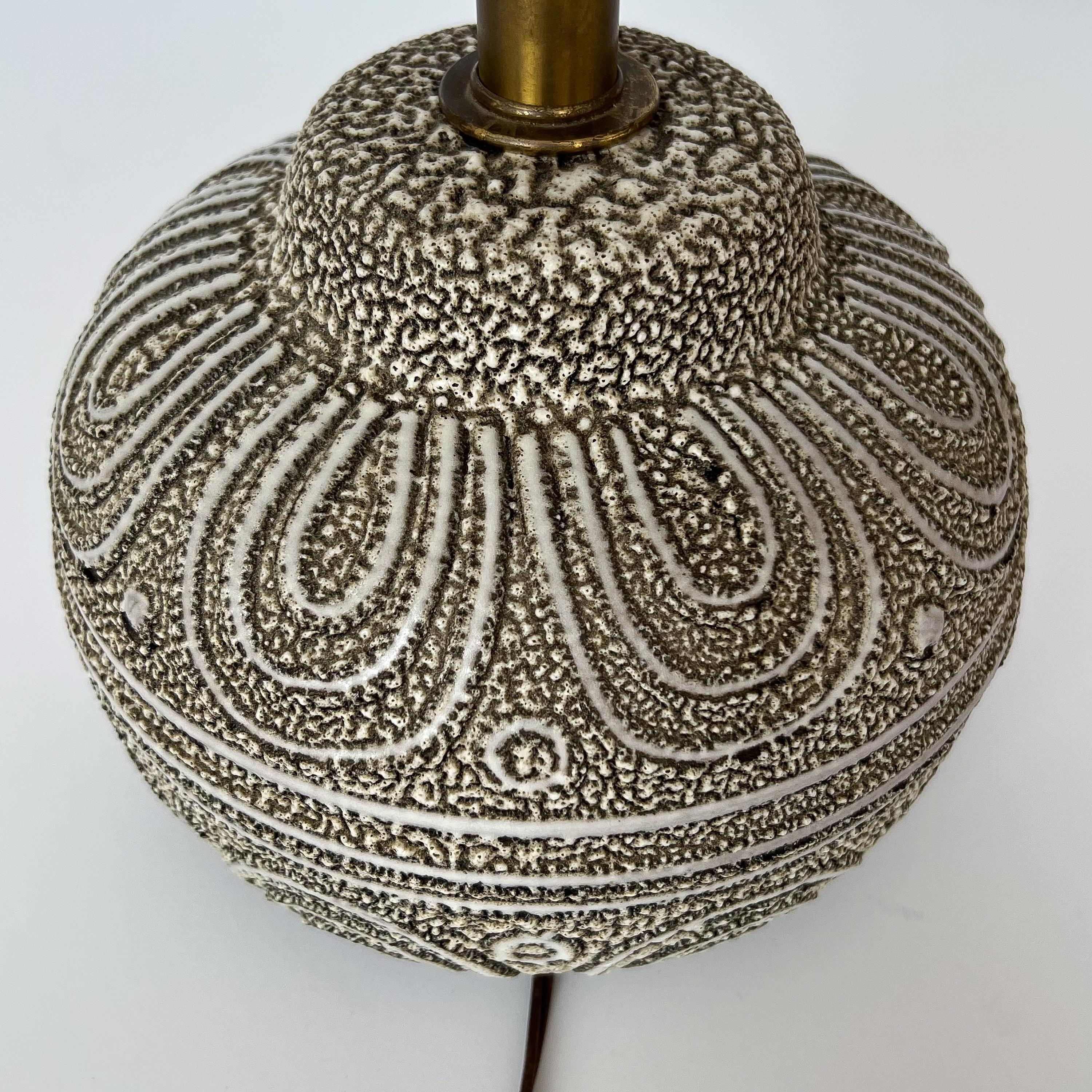 Lee Rosen Design Technics Textured Ceramic Table Lamp 3