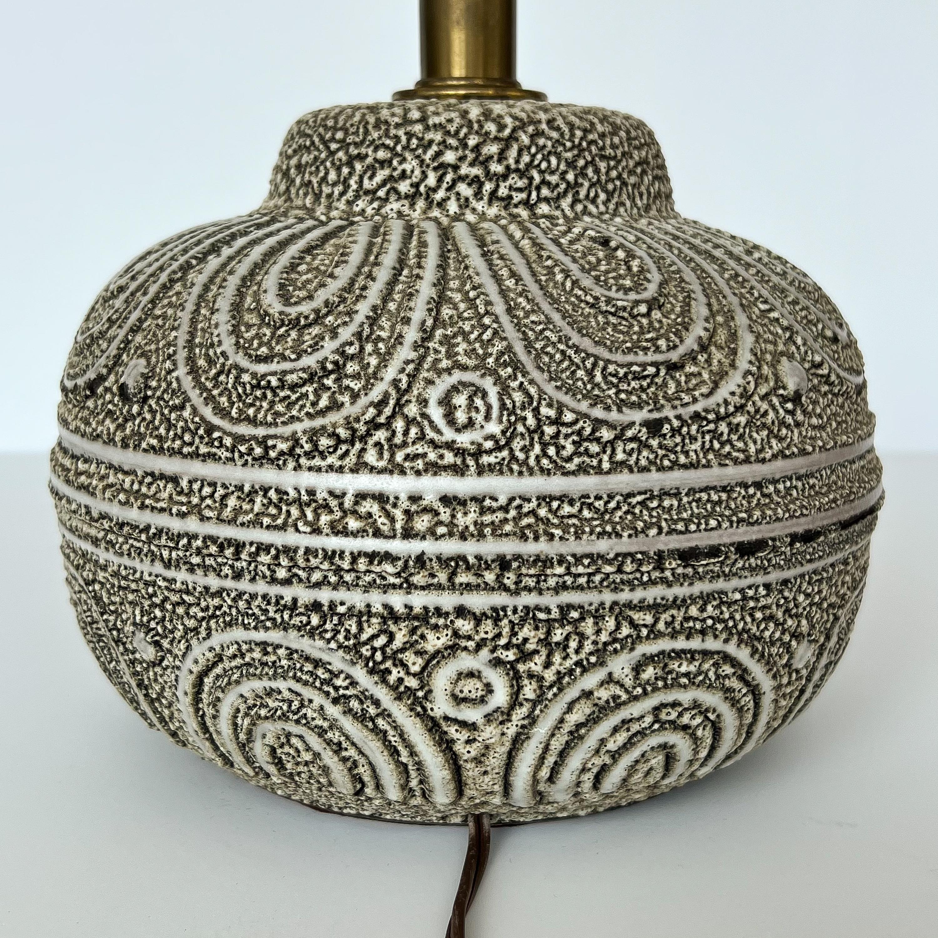 Lee Rosen Design Technics Textured Ceramic Table Lamp 4