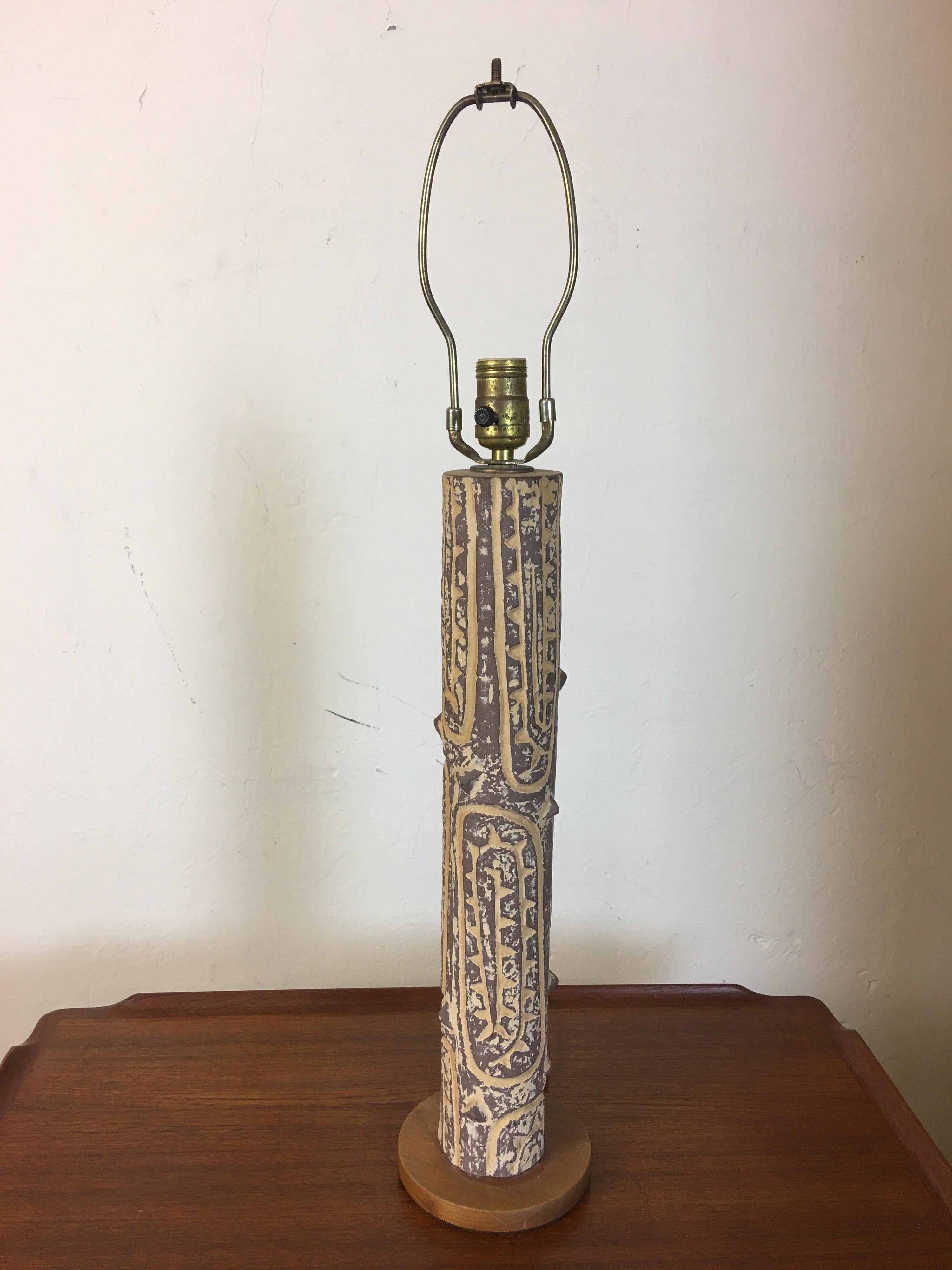 Lee Rosen for Design Technics Ceramic Table Lamp 1