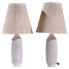 Lee Rosen for Design Technics Ceramic Table Lamp - Pair