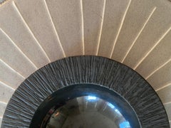 Lee Rosen for Design Technics Graphite Grey Glazed Brutalist Pottery Bowl (bol en poterie brutaliste émaillé gris graphite)