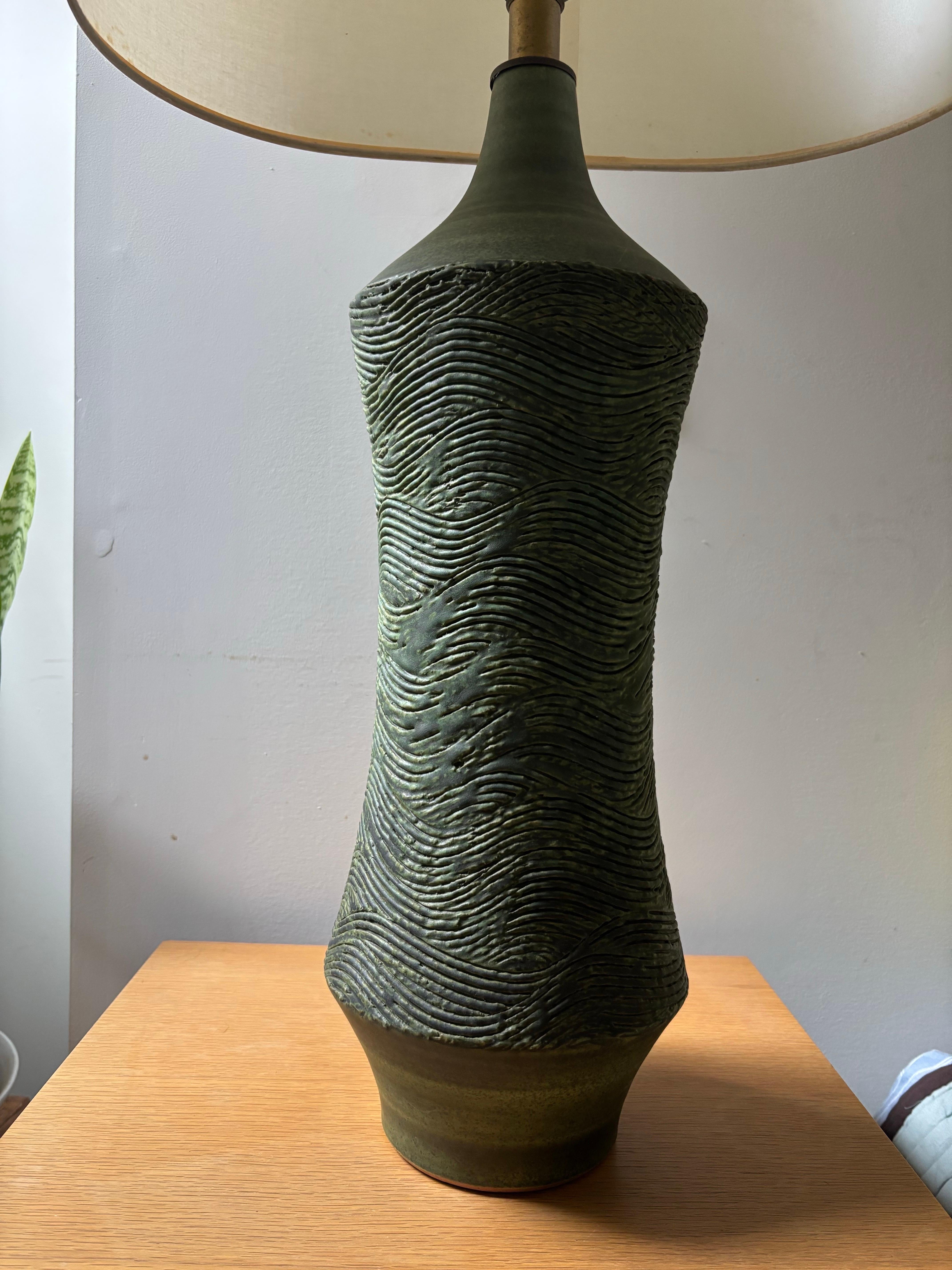 Ceramic Lee Rosen for Design Technics Table Lamp For Sale
