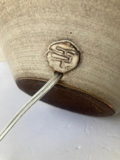 Lee Rosen Lámpara de sobremesa grande de cerámica / alfarería para, Design Technics. Marcado