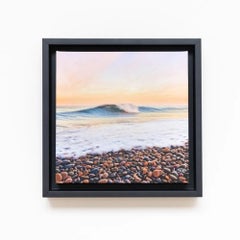 Color Photography Seascape Print on Canvas, "Little A Frame"