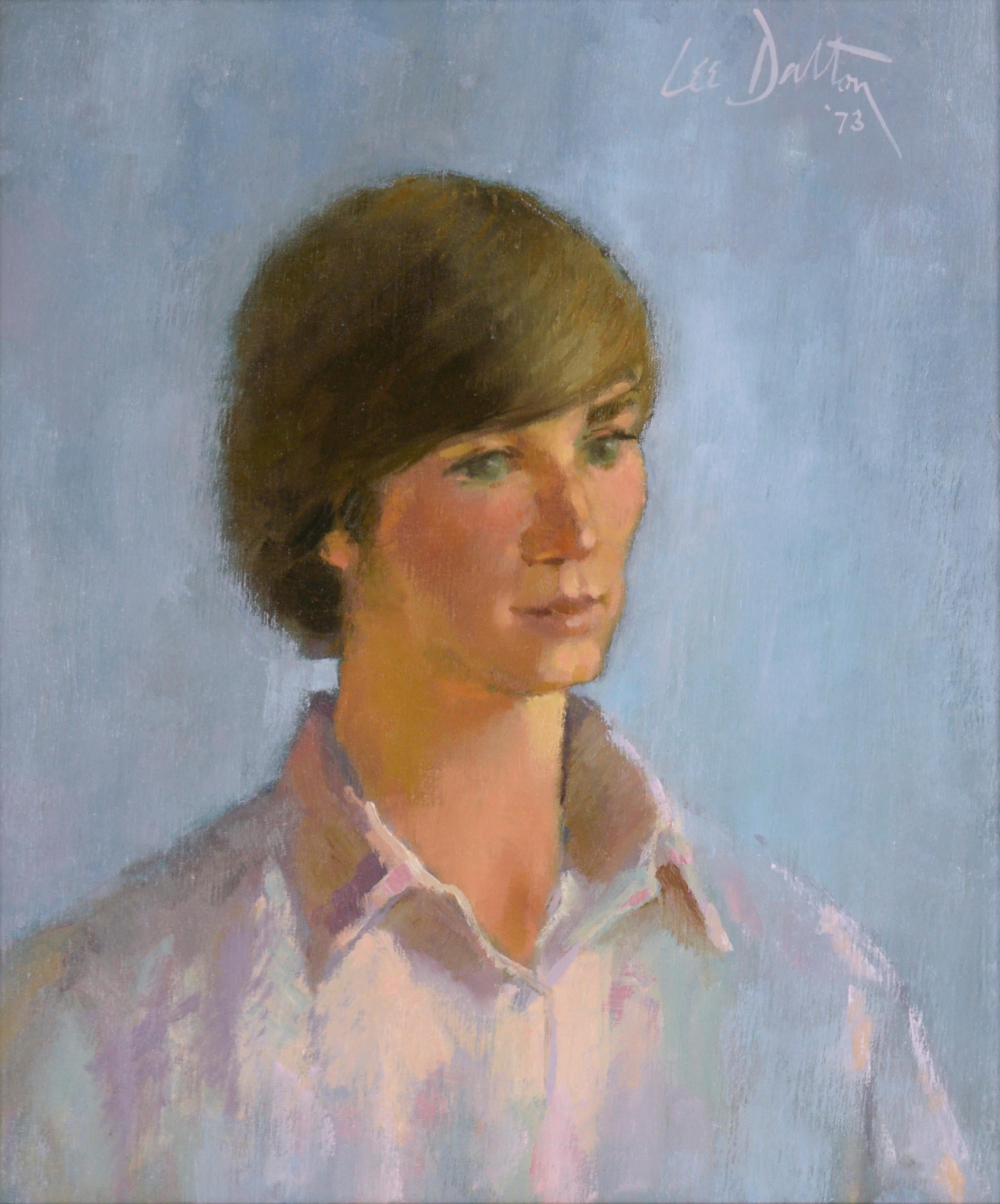 Porträt eines jungen Mannes (Amerikanischer Impressionismus), Painting, von Lee T. Dalton