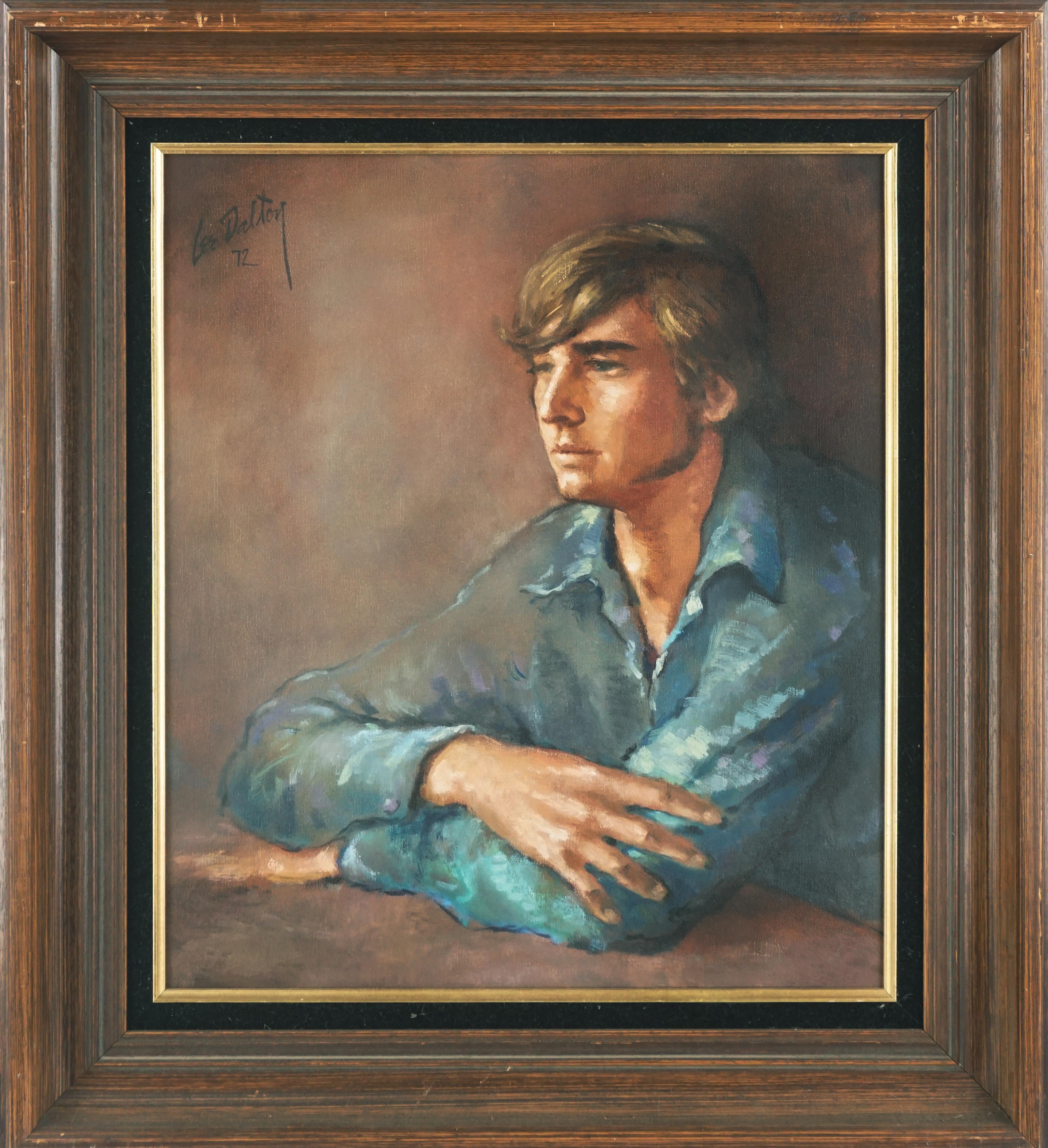 Porträt eines Mannes in Blau