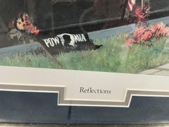 "Reflections"   at the Vietnam War Memorial by Lee Teter