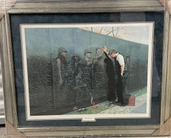 Vintage "Reflections"   at the Vietnam War Memorial by Lee Teter