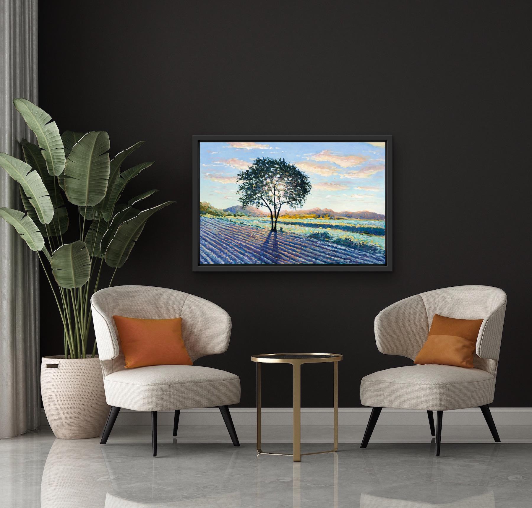 Dawn Frost, arte impresionista, arte paisajista, arte asequible - Painting Impresionista de Lee Tiller