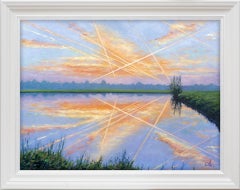 Impression Sunrise 2021, Lee Tiller, Original Realist Landscape Water Painting