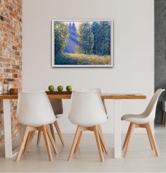 Lee Tiller, Listening to the Music of Bees, Contemporary Impressionist Painting