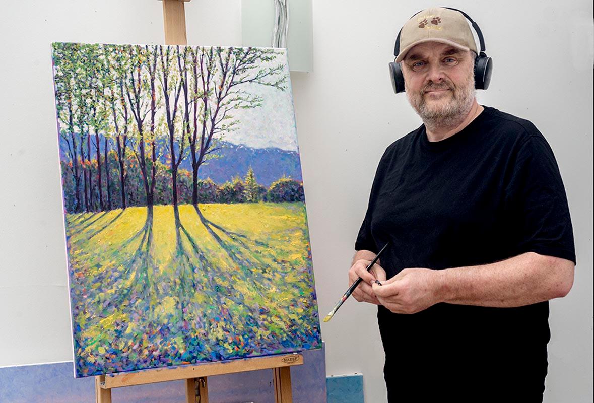 Lee Tiller, El primer cuco de primavera, Paisaje contemporáneo en venta 2