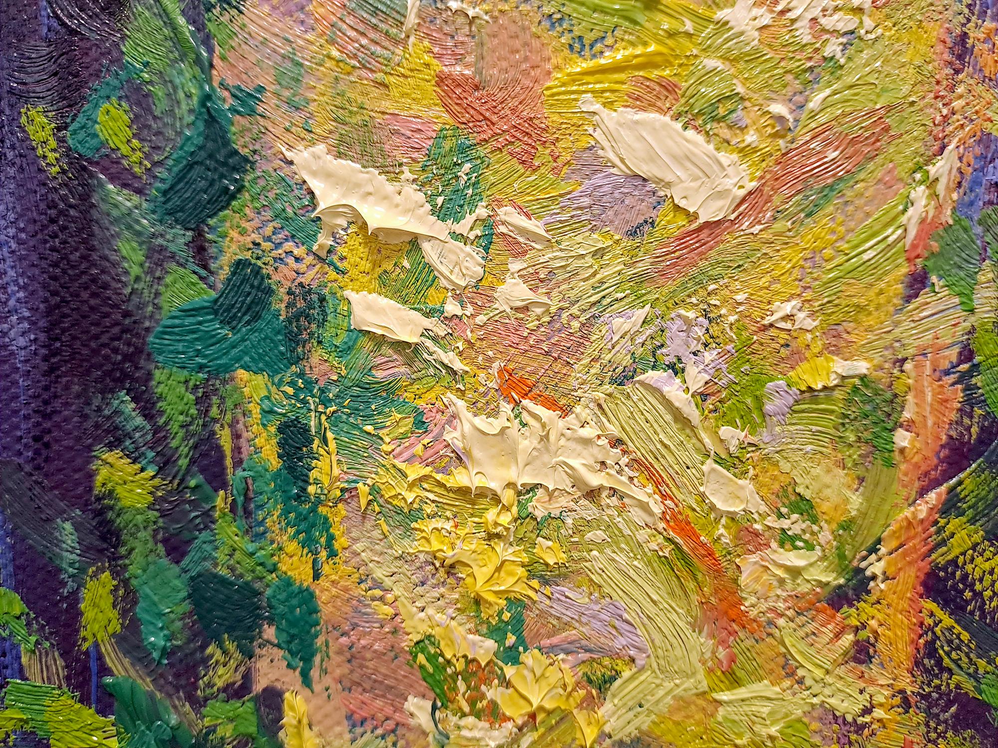 September sunlight, original painting, landscape, contemporary For Sale 7