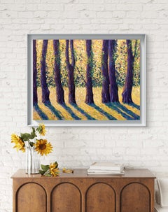 Luce del sole di settembre, quadro originale, paesaggio, contemporaneo