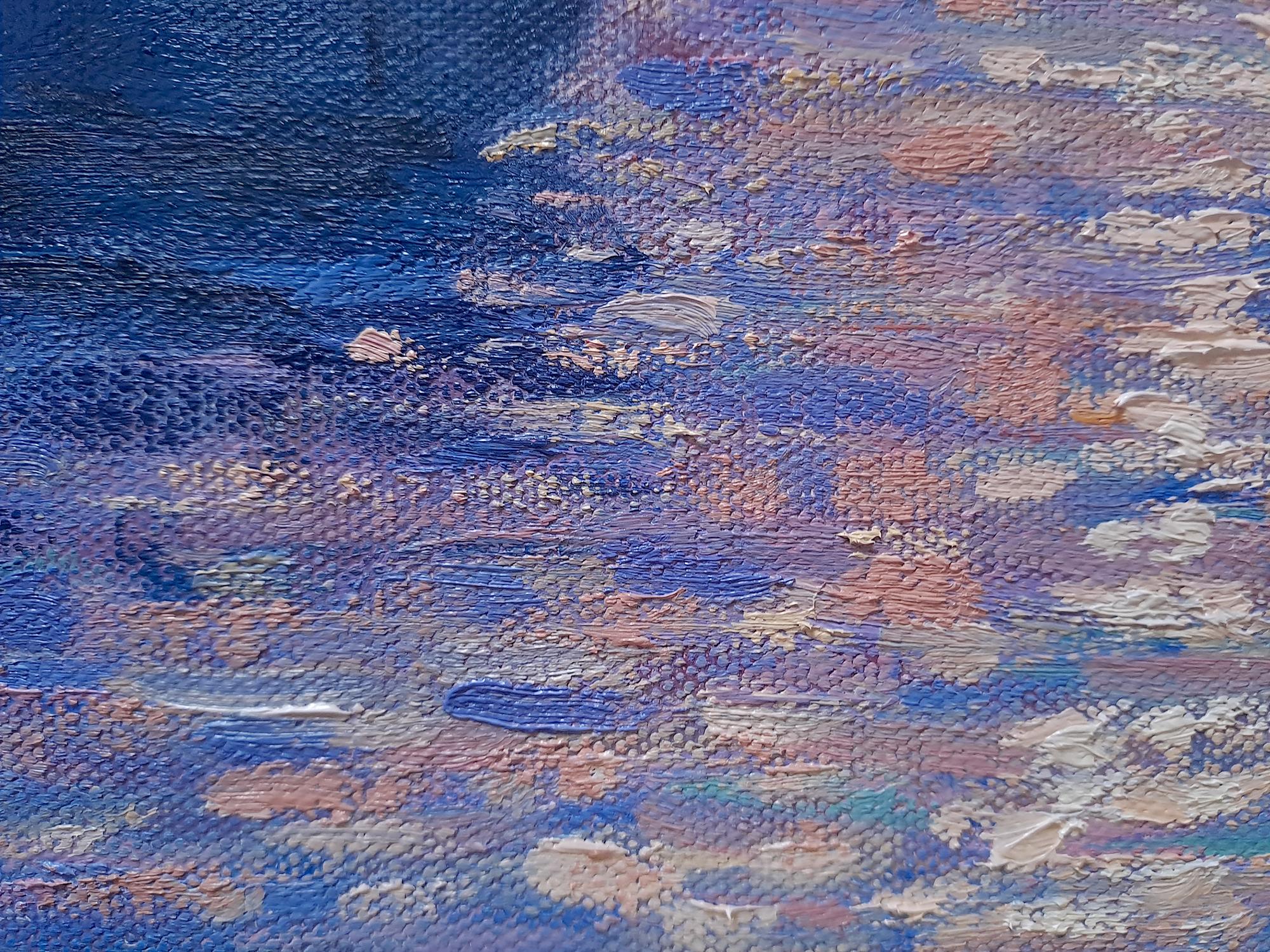 Skylines, pintura original, contemporáneo, paisaje en venta 5