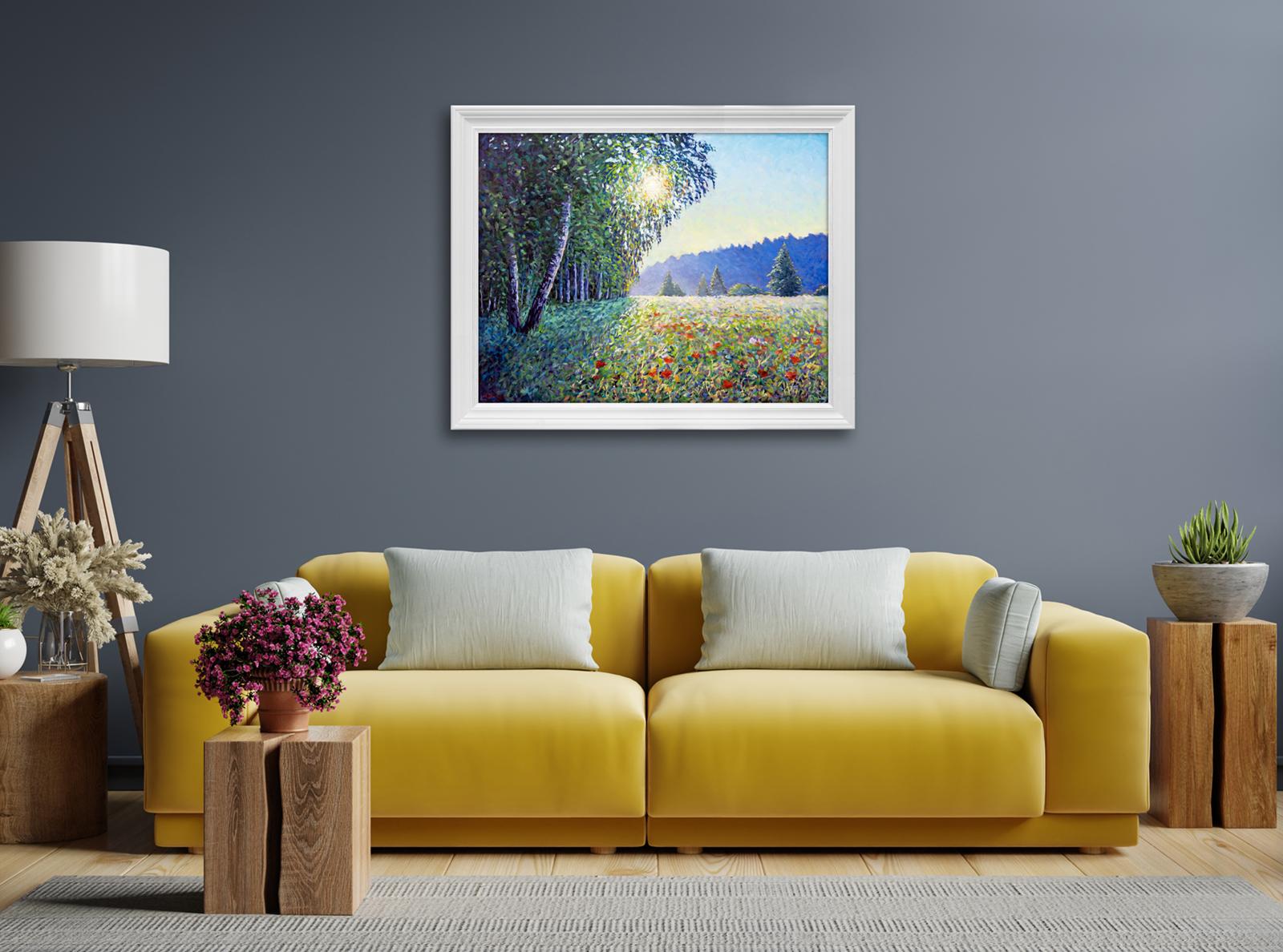 Song's of Summer's Morn, Original Landscape Painting, Impressionist Artwork For Sale 1