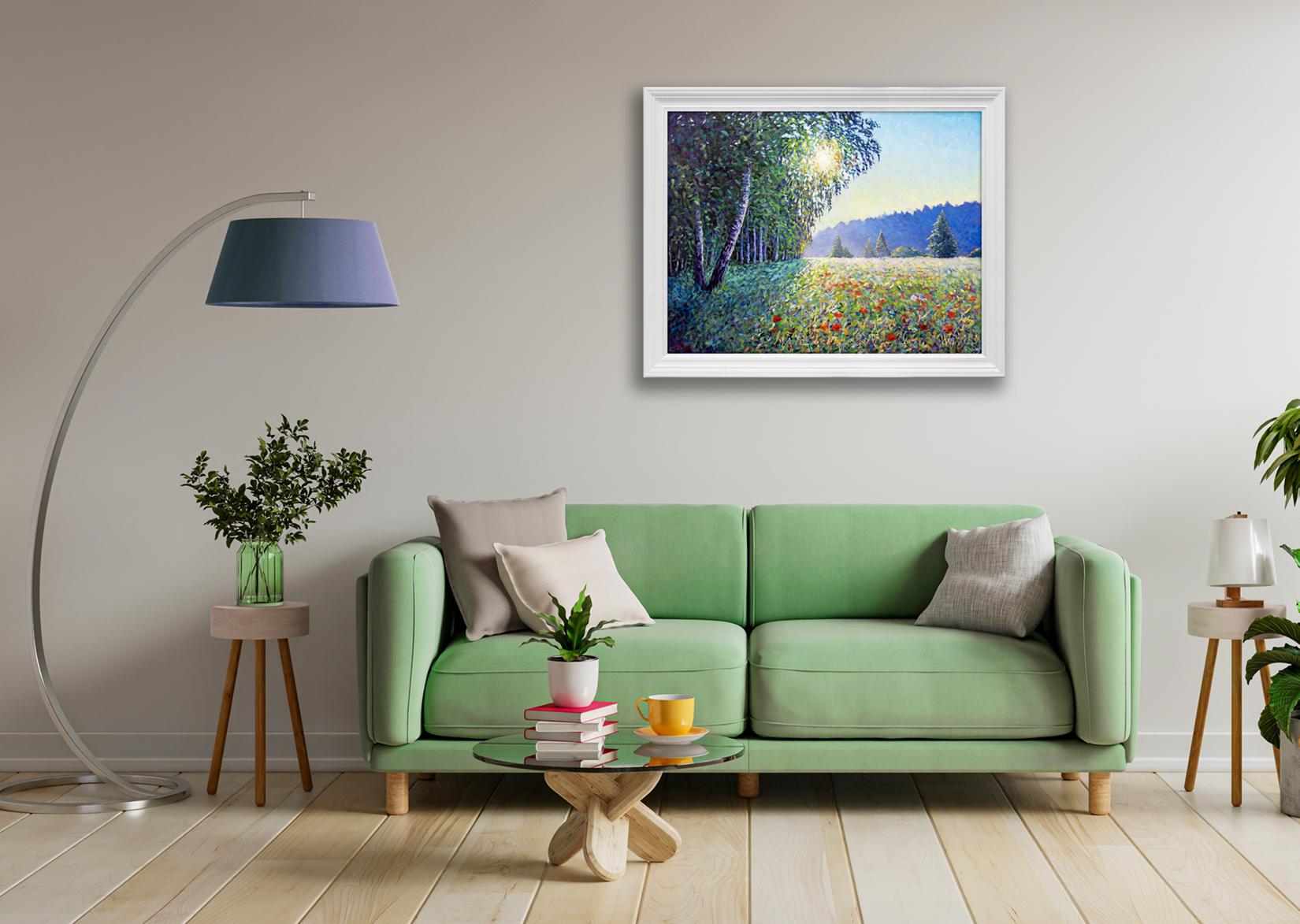 Song's of Summer's Morn, Original Landscape Painting, Impressionist Artwork For Sale 7