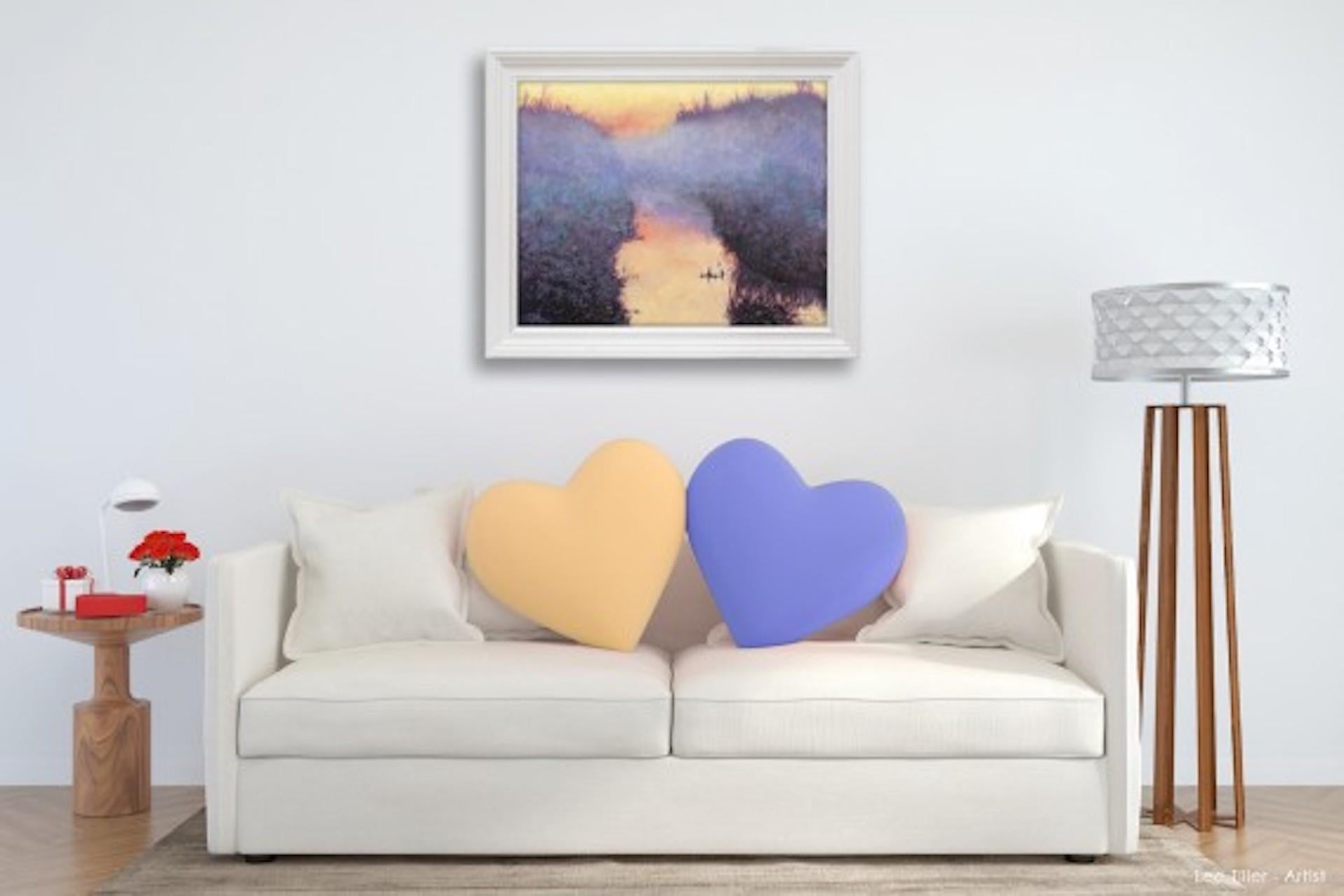 La promessa di pace, Lee Tiller, Pittura ad olio originale con paesaggio acquatico, Prezzo accessibile in vendita 2
