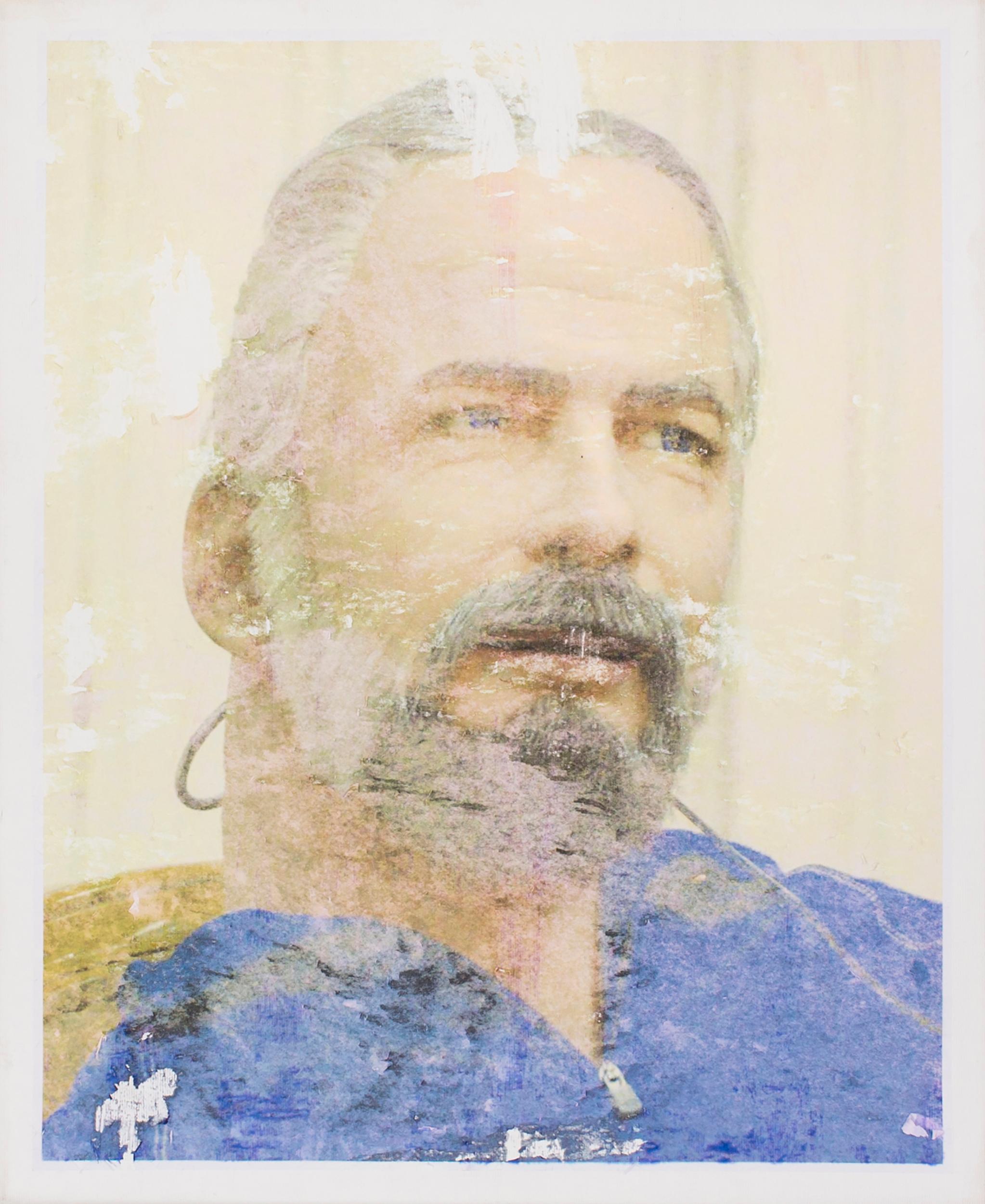 Lee Wells Figurative Painting – Philip K. Dick