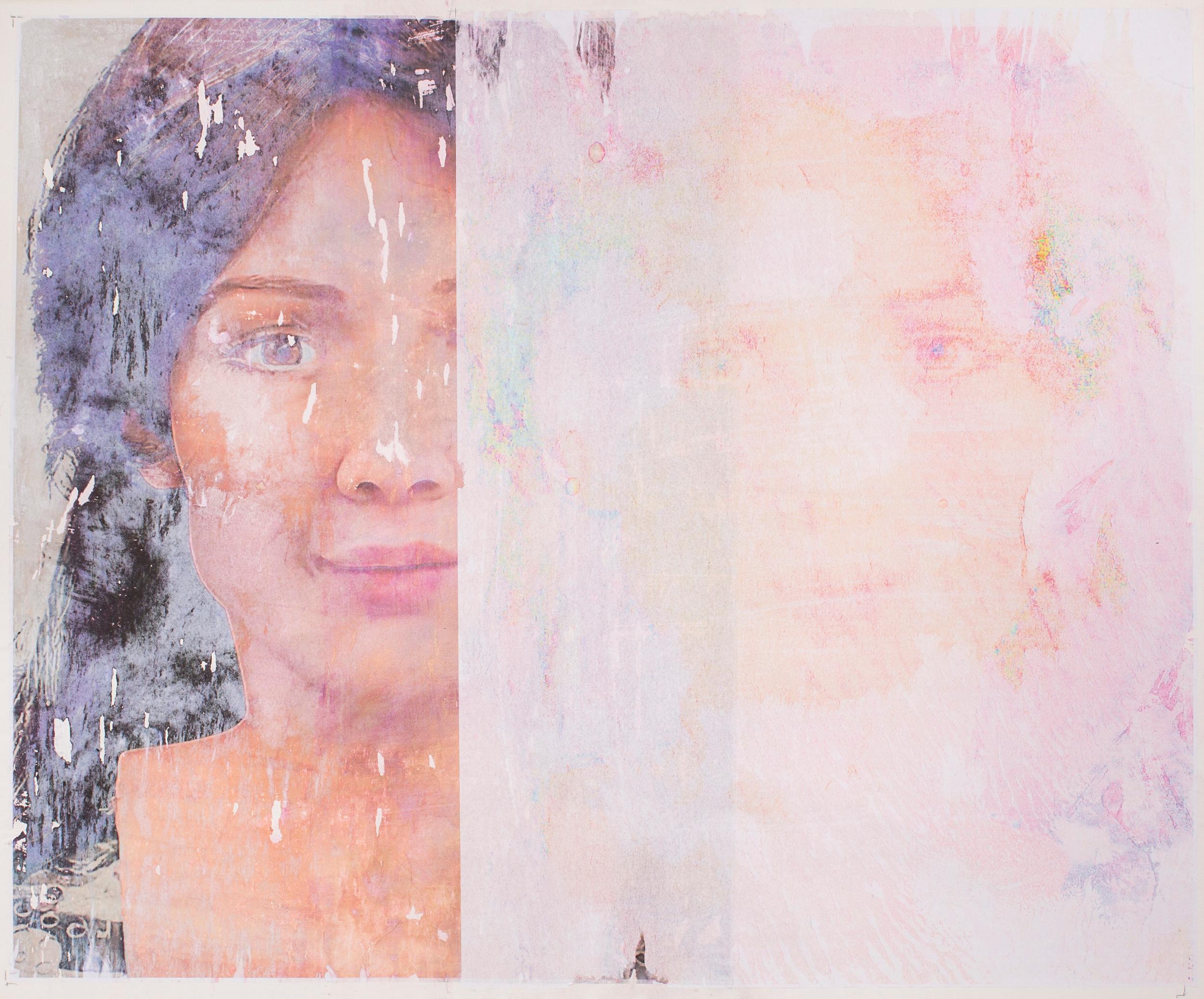 Ritratti di Androidi, Doppia Sophia - Painting di Lee Wells