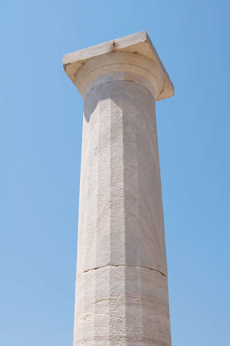 Delos Inscription Column Lee Wells - Delos Column #3 For Sale at 1stDibs