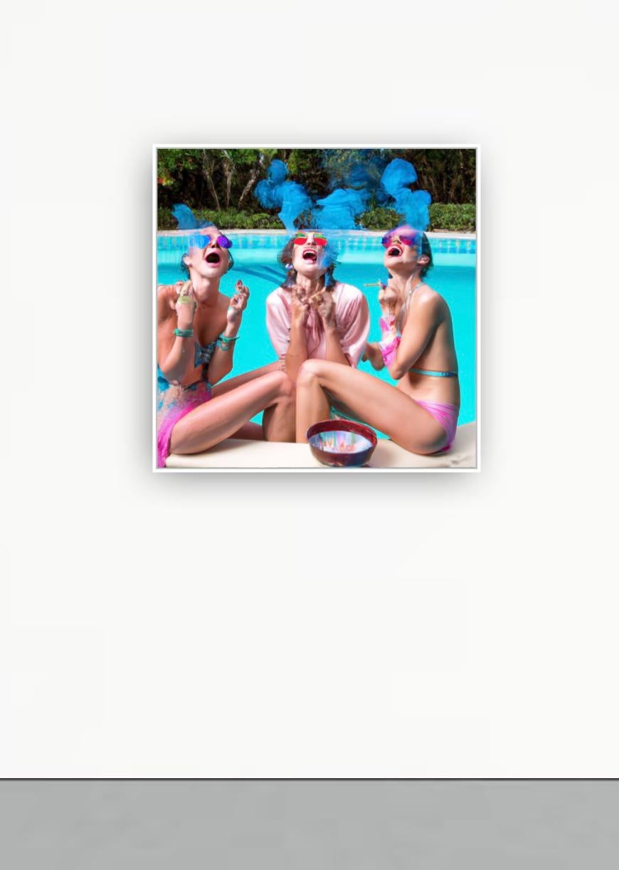 Lee Wells 'Poolside Party #41 (The Three Graces)' For Sale 3