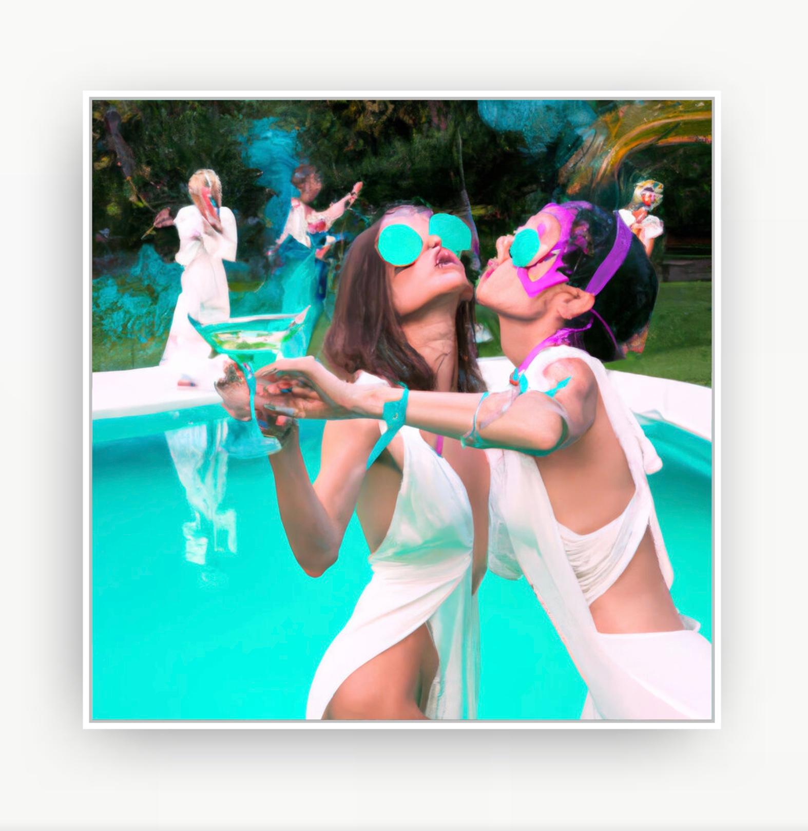 Poolside Party n° 31 (Série Naiades 1) - Photograph de Lee Wells