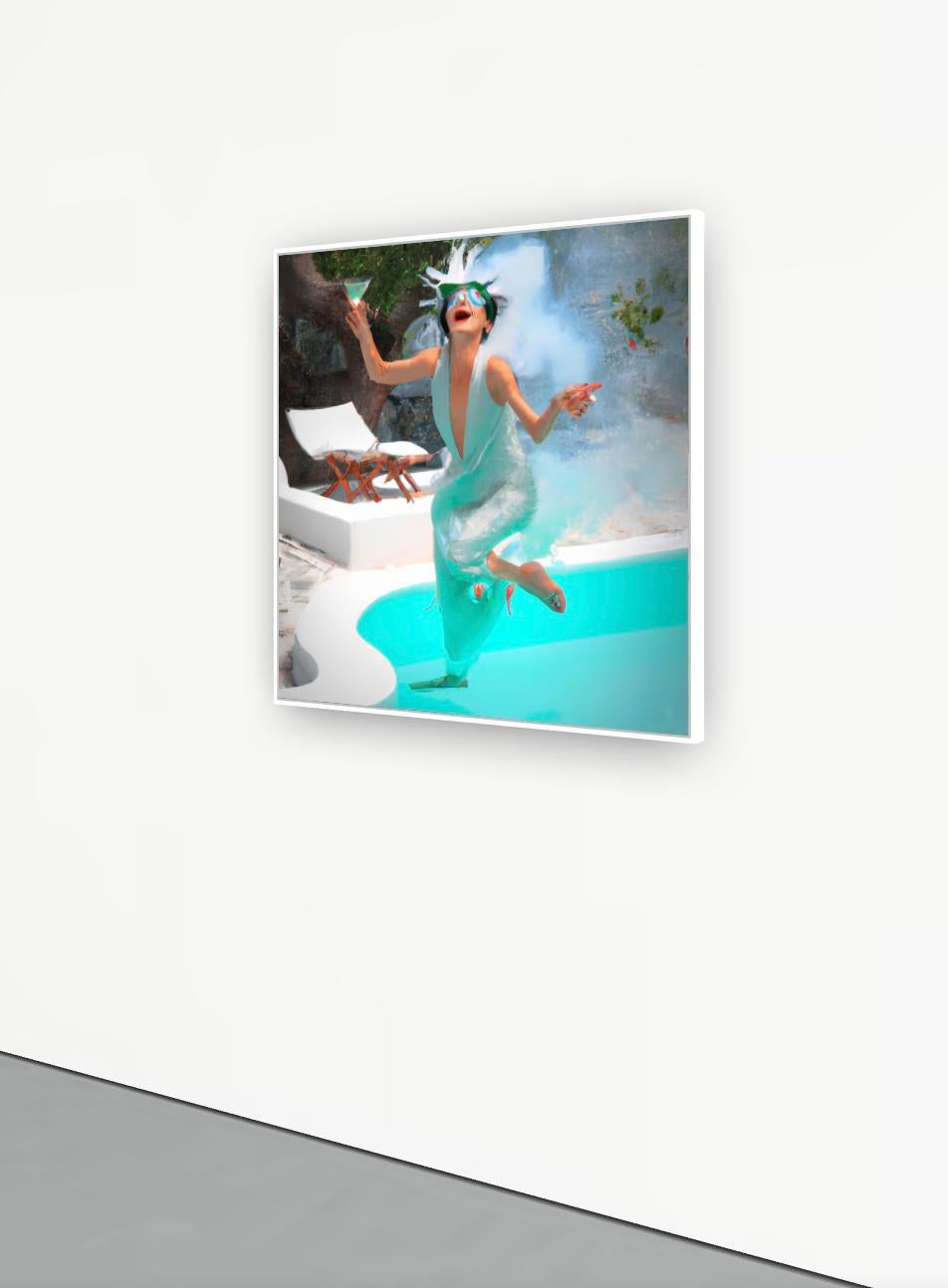 Marcher sur l'eau 1 - Contemporain Photograph par Lee Wells