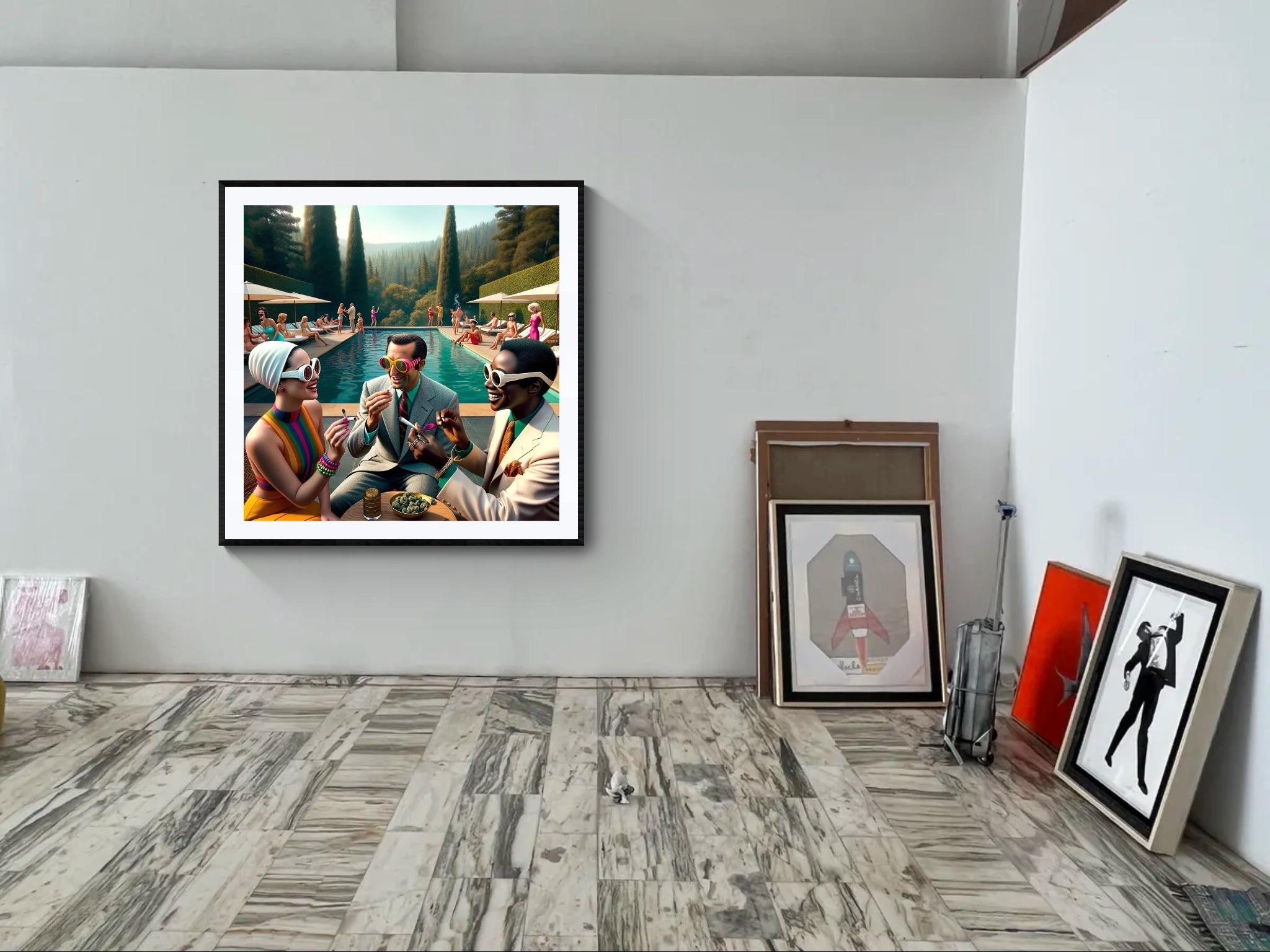 'Vivid Vale Valediction #13', 2024 - Contemporary Print by Lee Wells