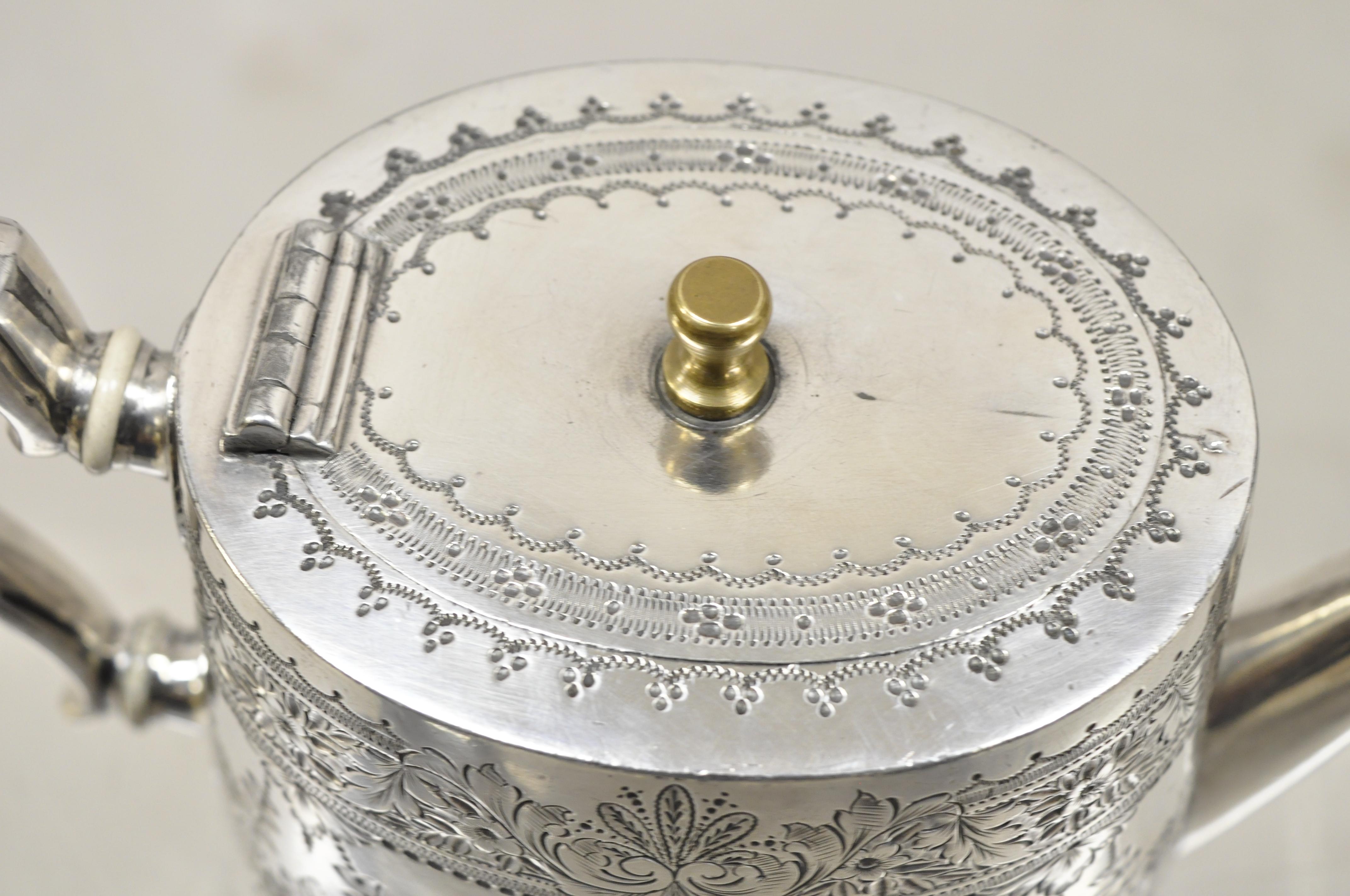 leonard silverplate teapot