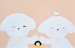 Zeitgenössische koreanische Kunst von Lee Yu Min - I Like You
