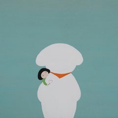 Zeitgenössische koreanische Kunst von Lee Yu Min - Ich liebe dich