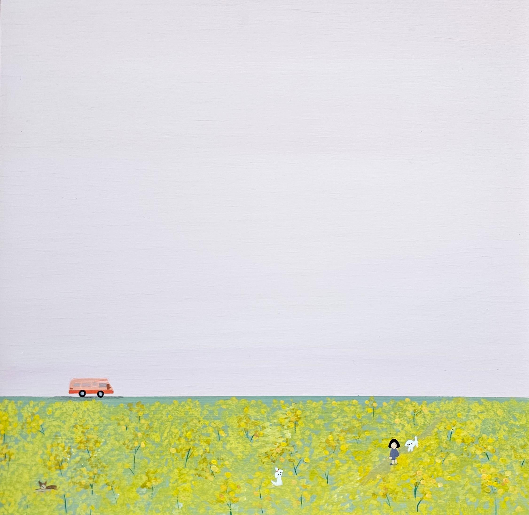 Acrylic on wooden panel 

Lee Yu Min is a Korean artist born in 1987 who lives and works in Daejeon, South Korea. She is specialized in Korean painting, completing her doctoral studies in the field. Her work is grounded in Eastern philosophy,
