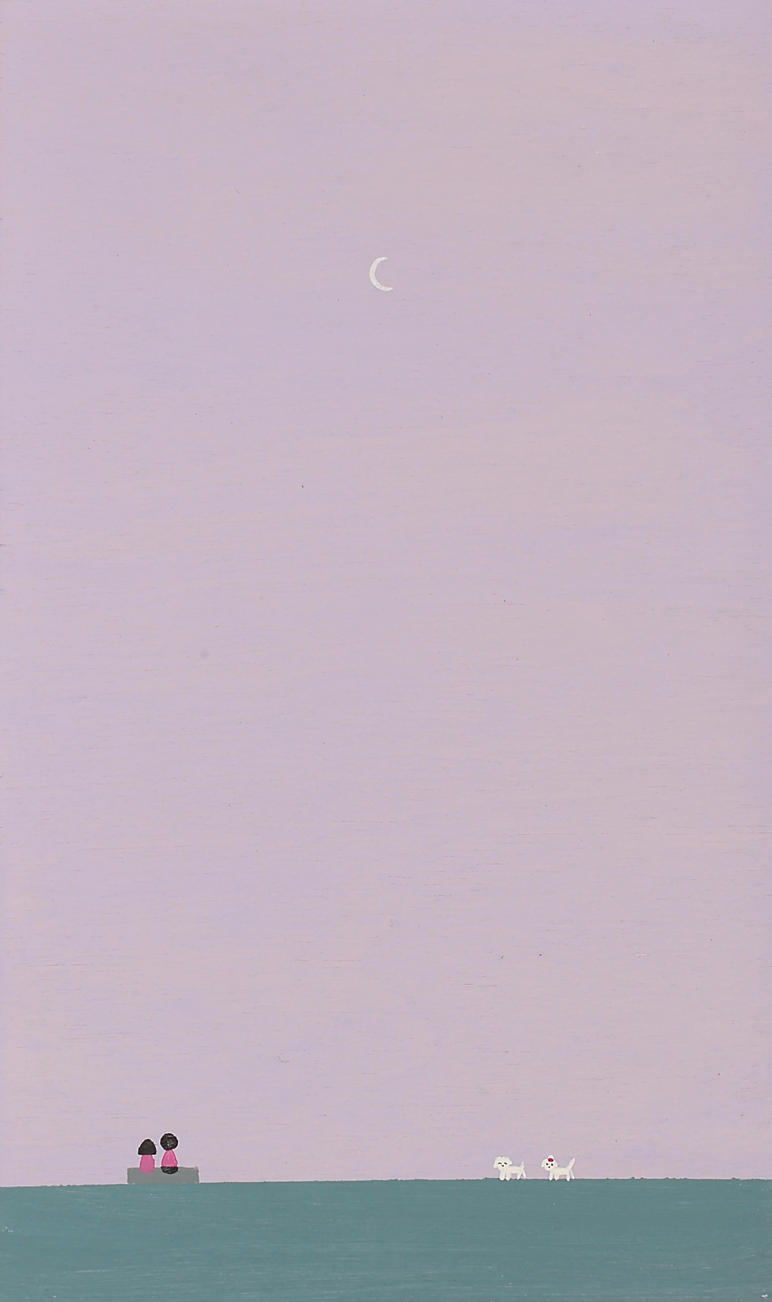 Korean Contemporary Art by Lee Yu Min - The Moon with Us