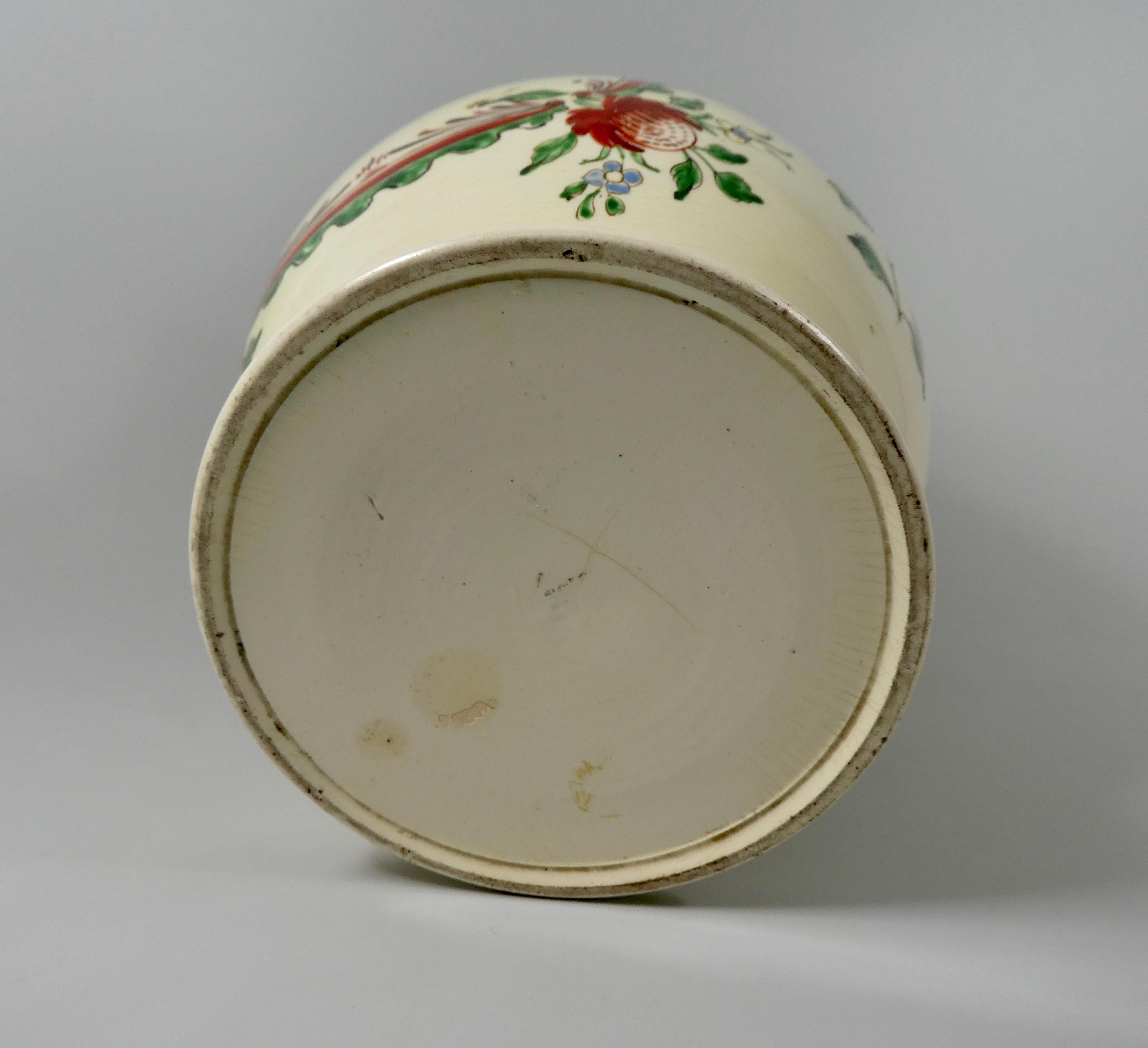 Leeds creamware jug, John Pickford, 1773. 2