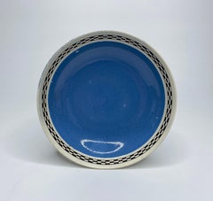 Leeds Pottery banded cup and saucer, c. 1790.