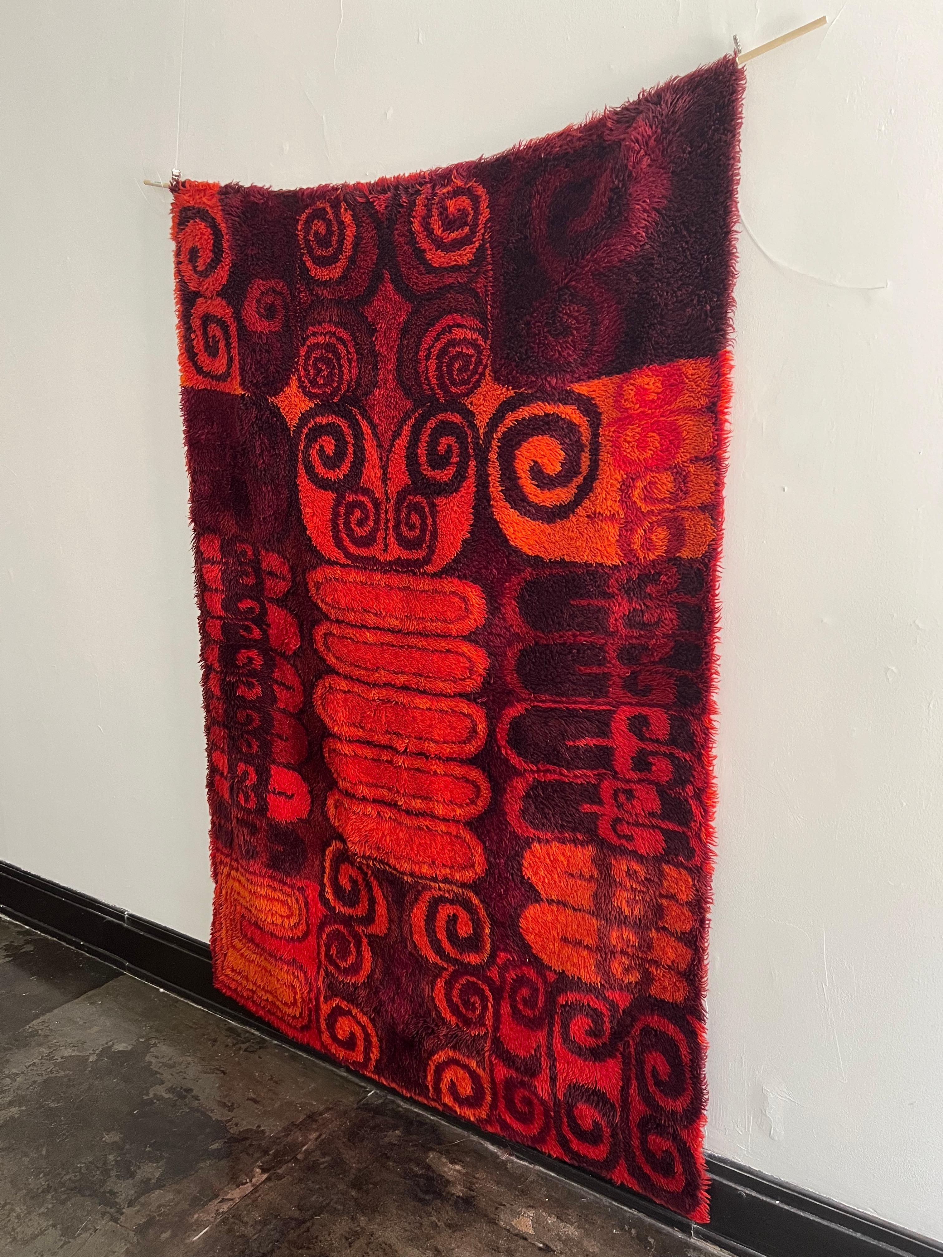 Leena Kaisa Halme 1960s Monumental Scandinavian Tapestry For Sale 5