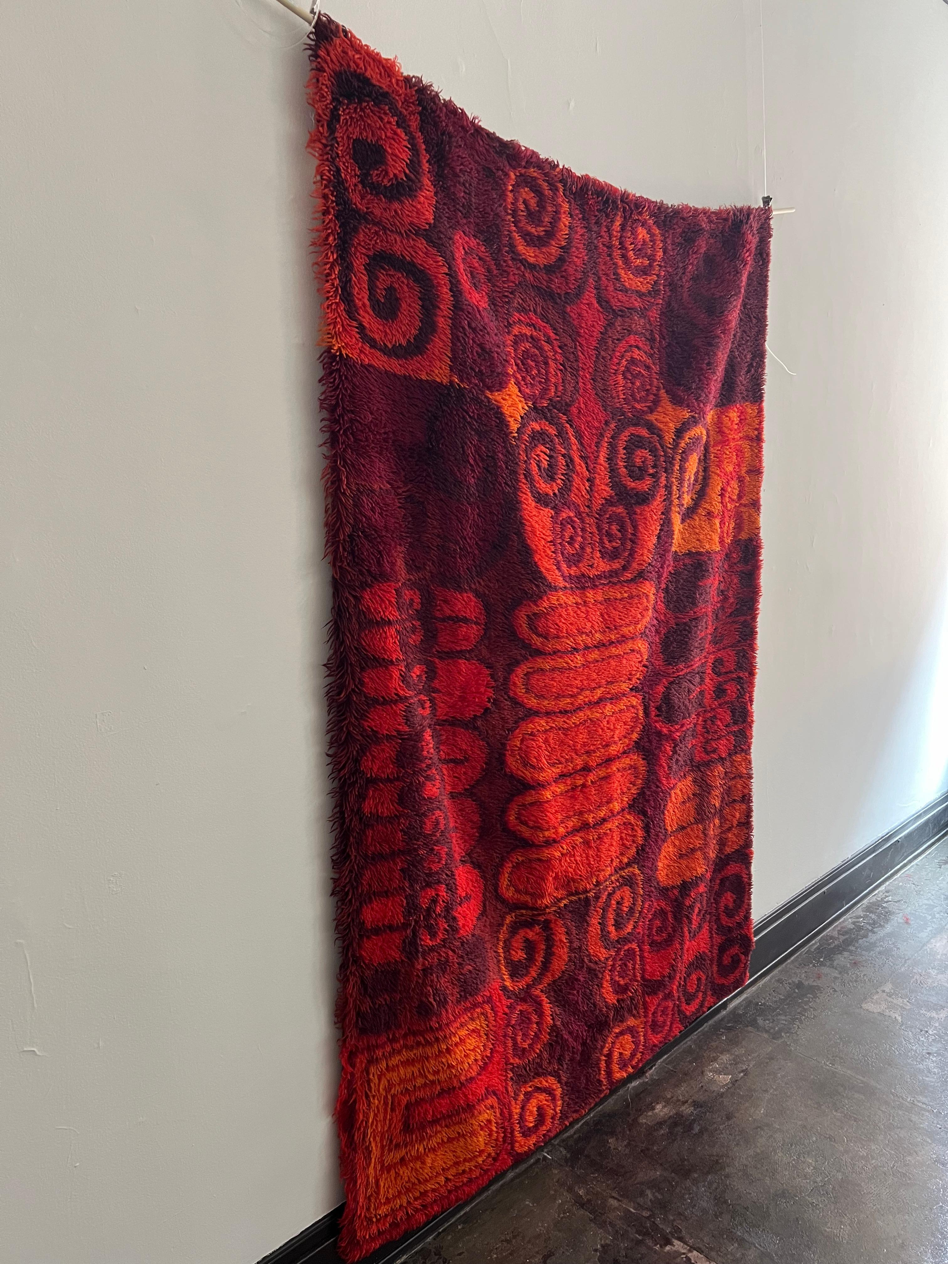 Leena Kaisa Halme 1960s Monumental Scandinavian Tapestry For Sale 7