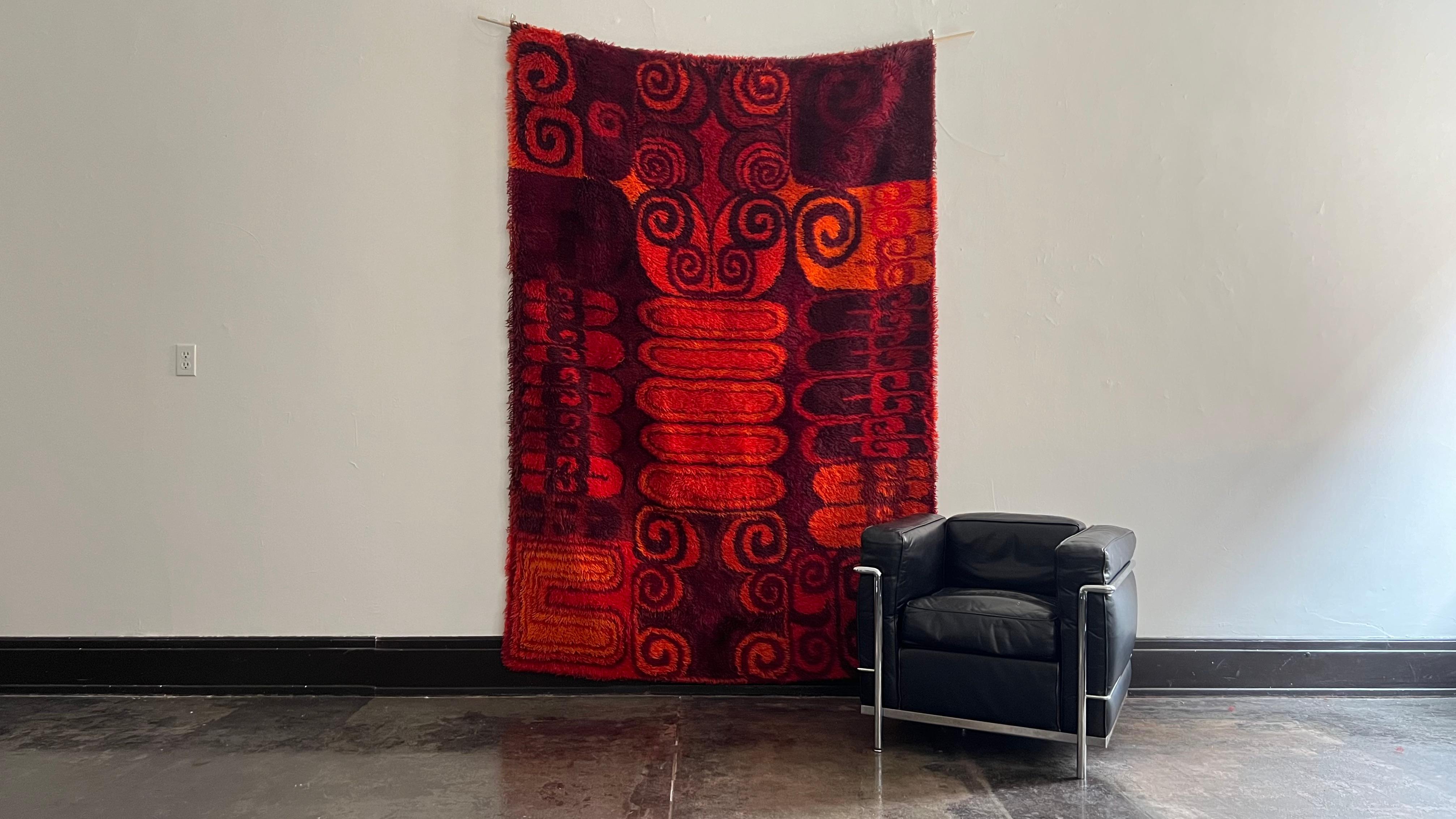 Scandinavian Modern Leena Kaisa Halme 1960s Monumental Scandinavian Tapestry For Sale