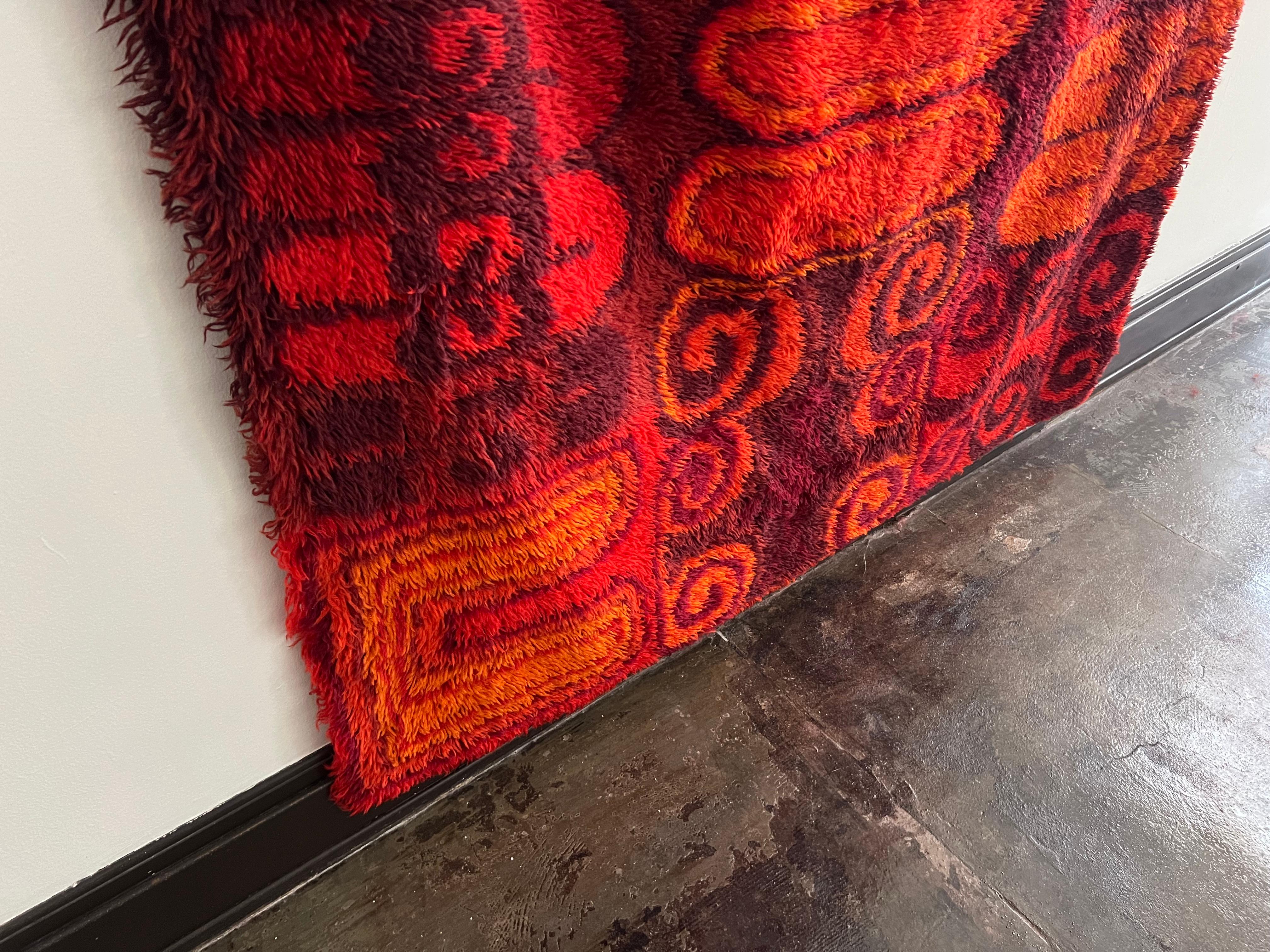 Wool Leena Kaisa Halme 1960s Monumental Scandinavian Tapestry For Sale