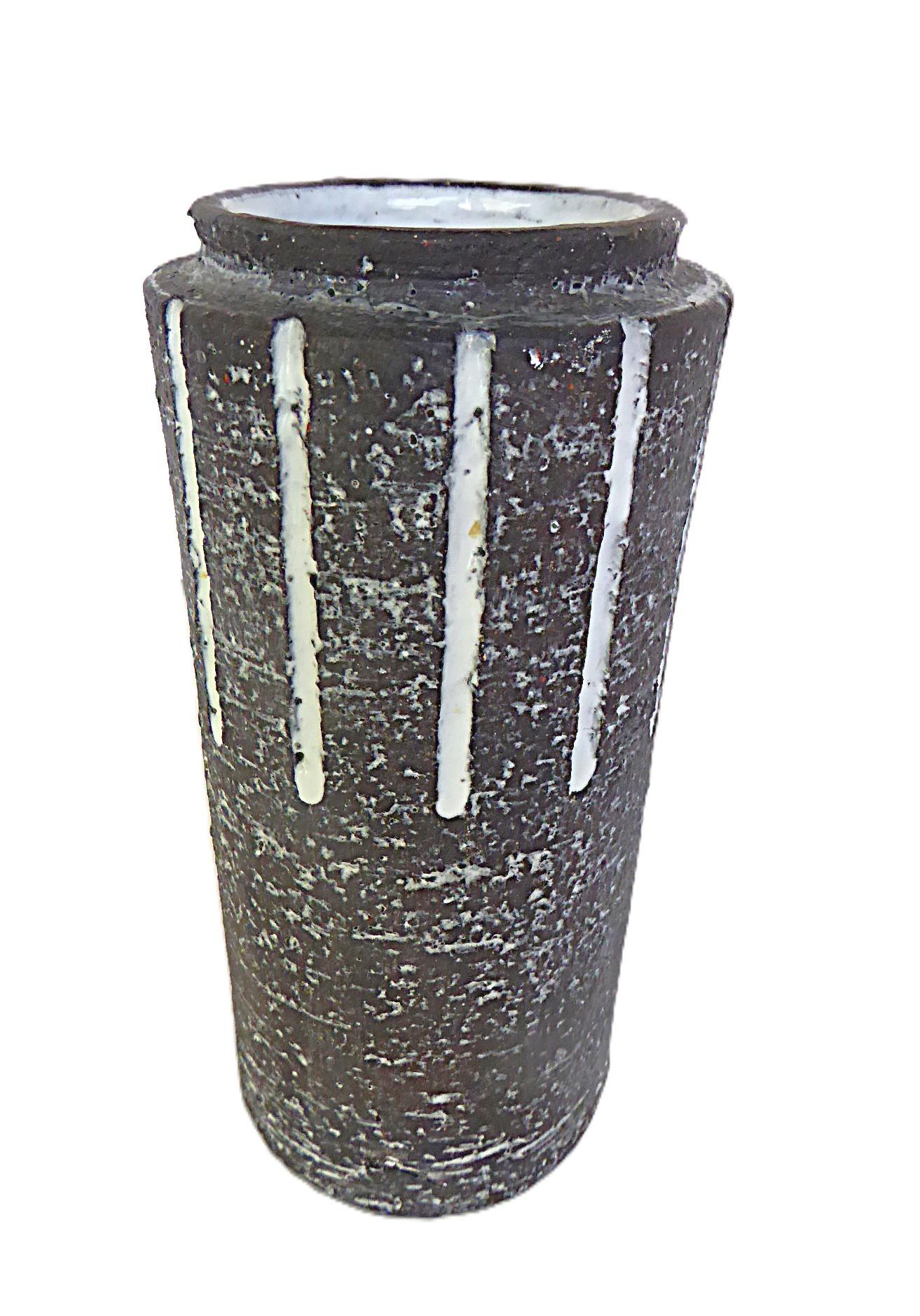 Dutch Leendert Blok - Westraven Utrecht Organic Modern Pottery Vase Netherlands 1950s For Sale