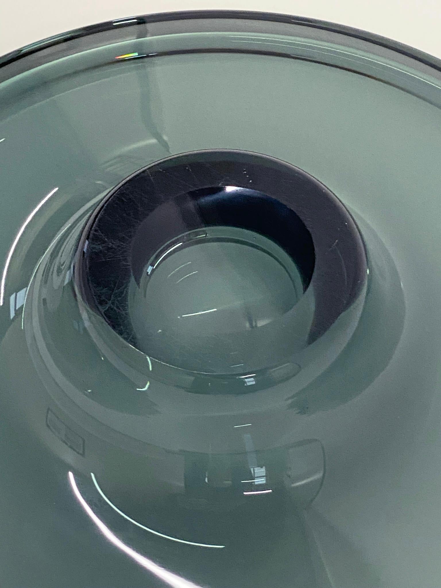 Ciotola di vetro pesante Andries Dirk Copier (A. D.) Leerdam -- 10 libbre in vendita 1