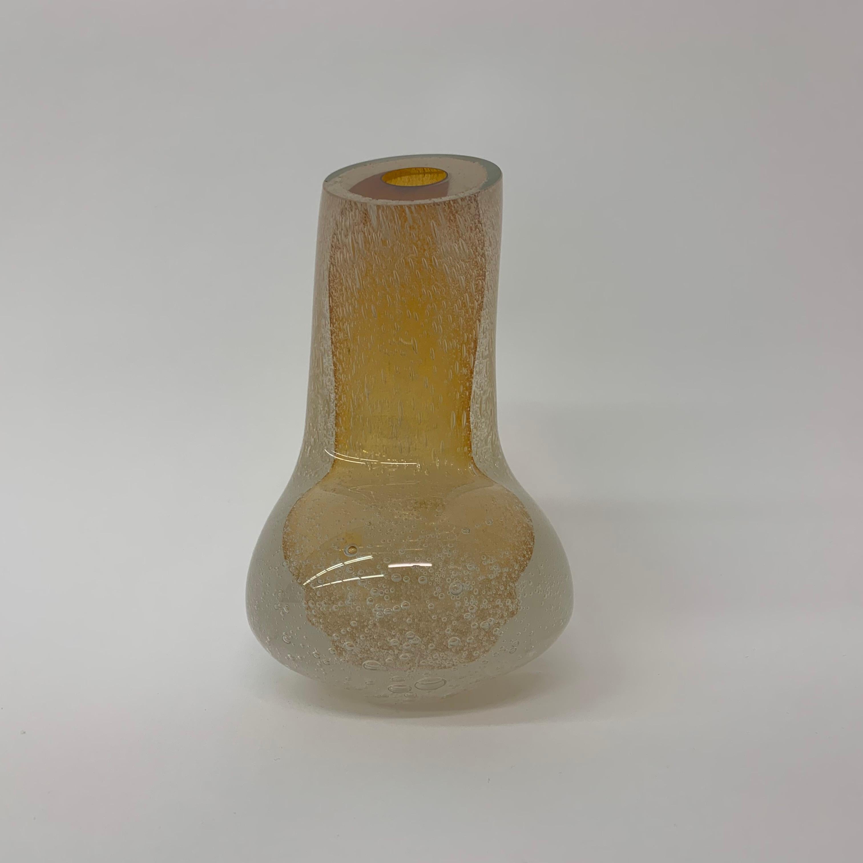 Art Glass Leerdam Vase by Pavel Vajsetjl, 2005 For Sale