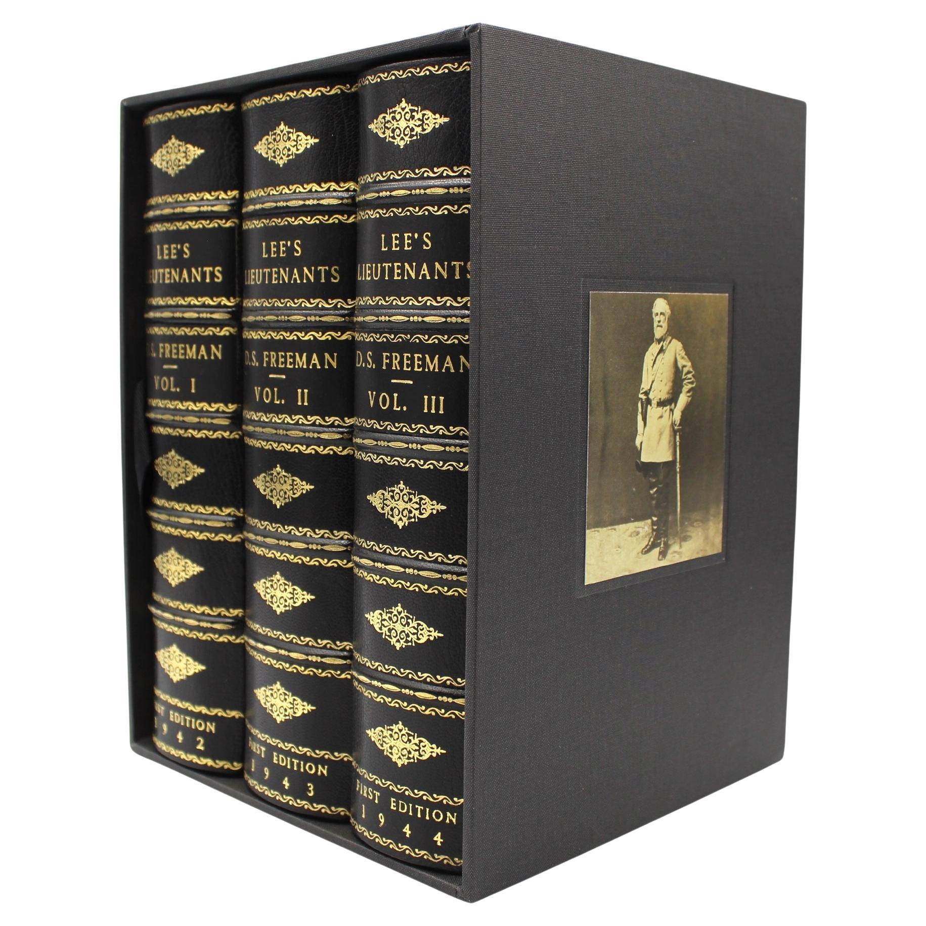 Les Lieutenants de Douglas Southhall Freeman, trois volumes, première édition, 1942